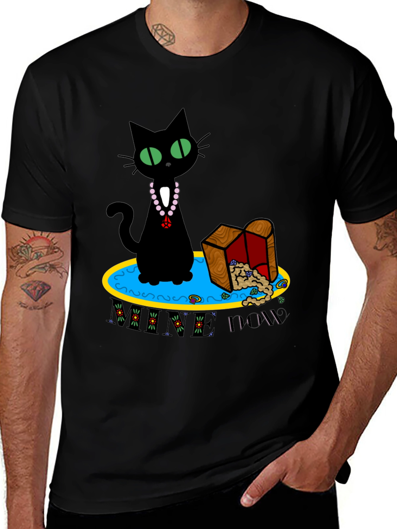 Variant 6 of Mine! Funny Cat Treasure T-Shirt