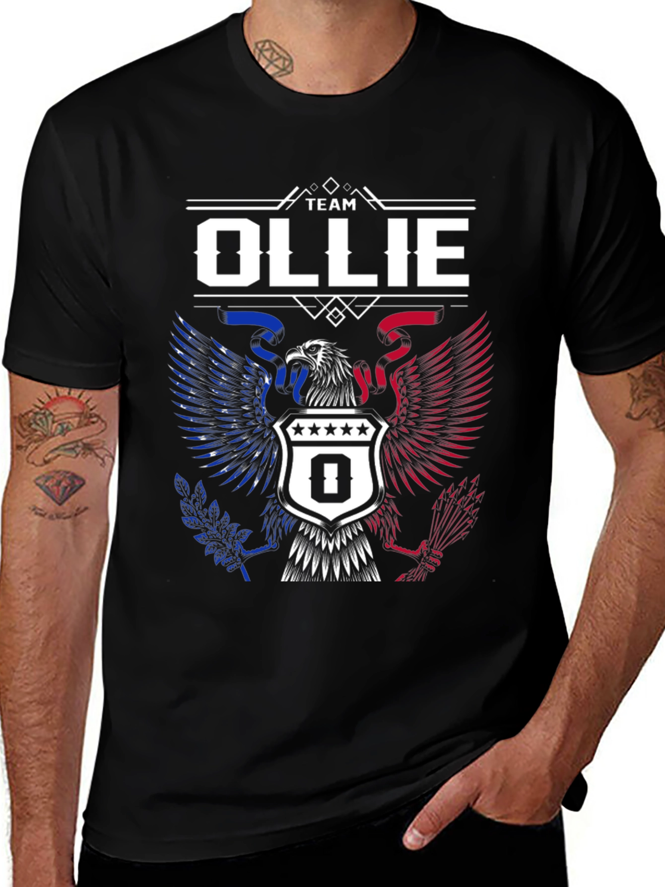Variant 24 of Team Ollie Eagle Patriotic T-Shirt