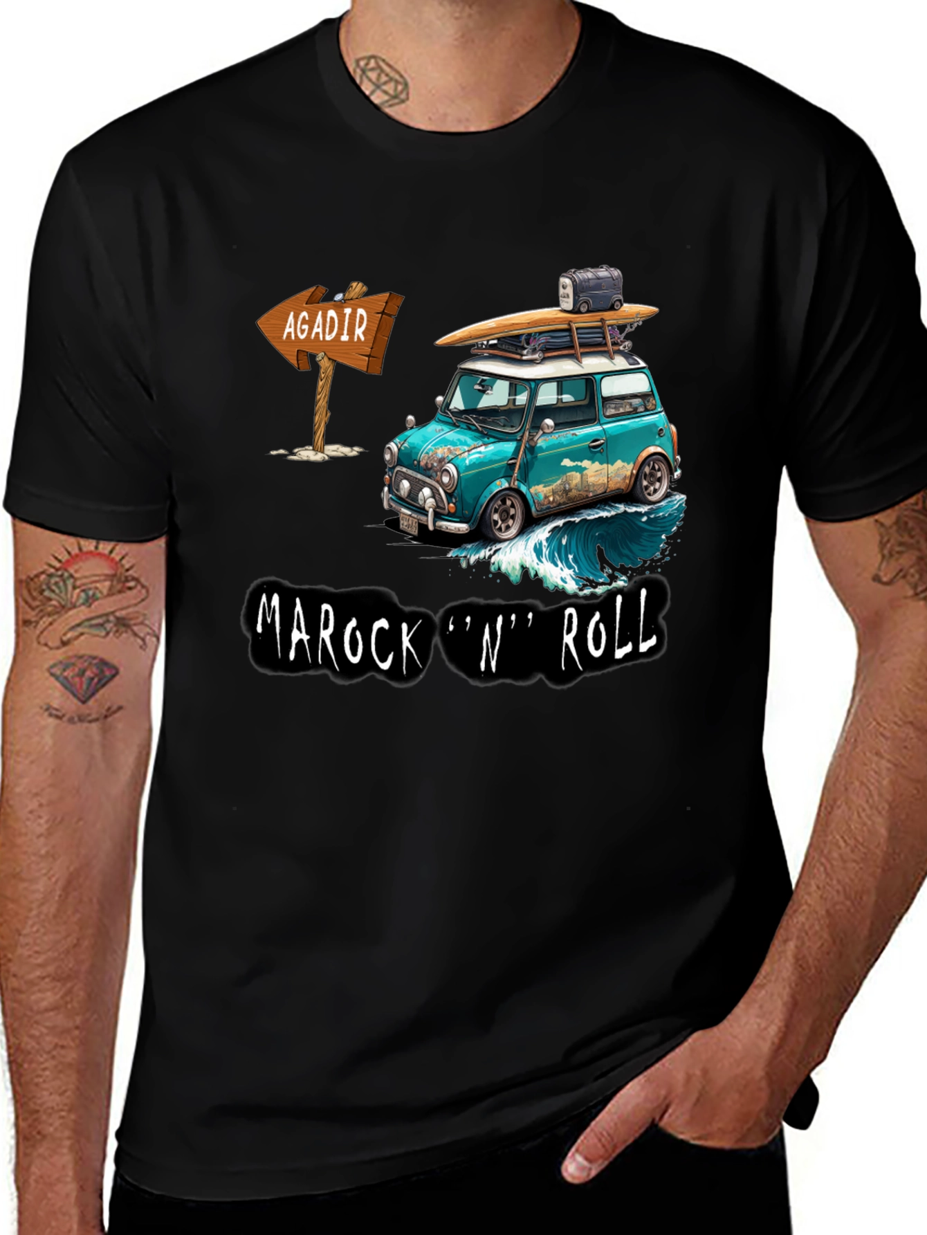 Marock "N" Roll Surfing Adventure Tee