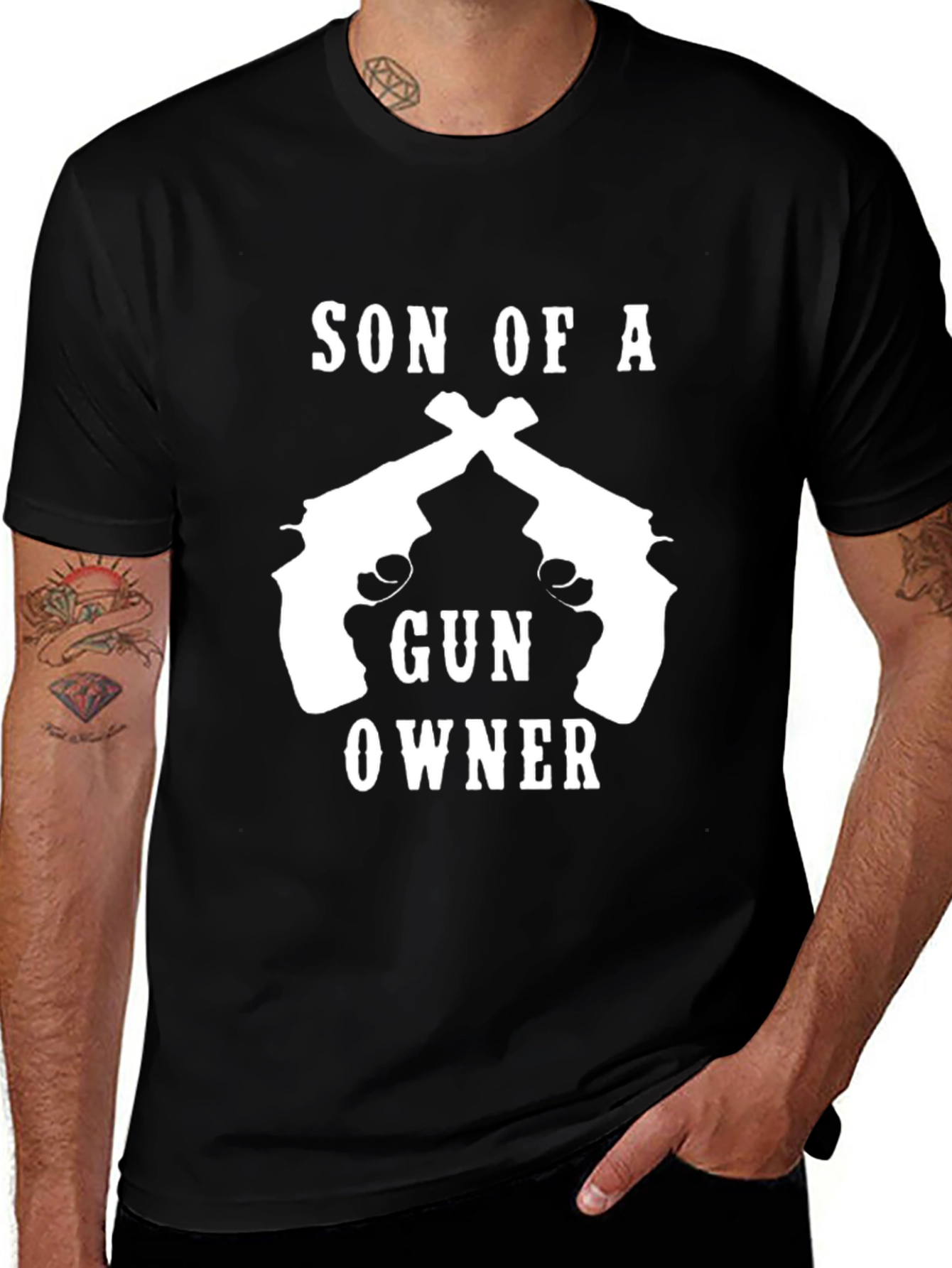 Variant 9 of Son of a Gun Owner T-Shirt - Black