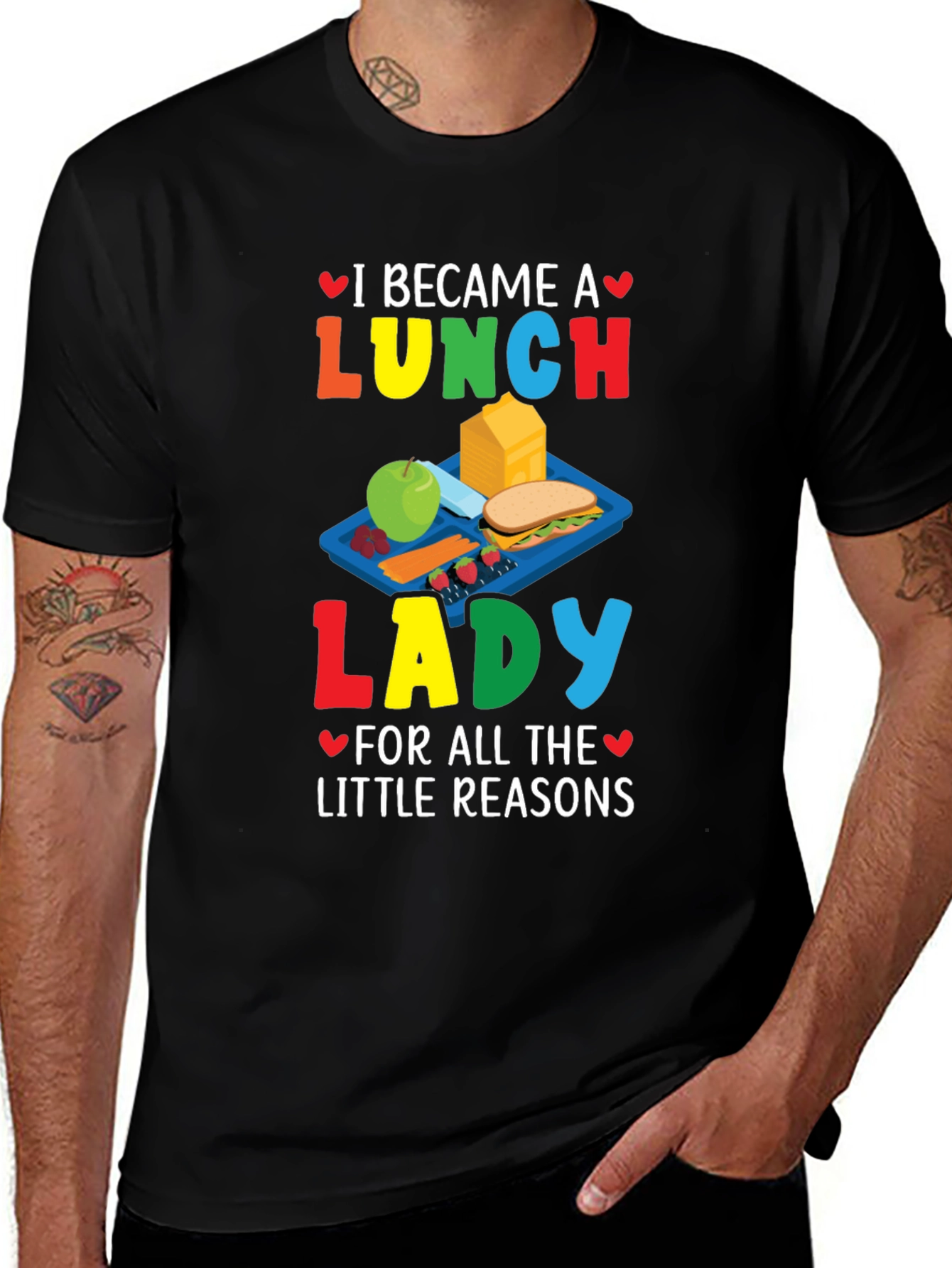Variant 15 of Lunch Lady T-Shirt - Cute School Cafeteria Tee