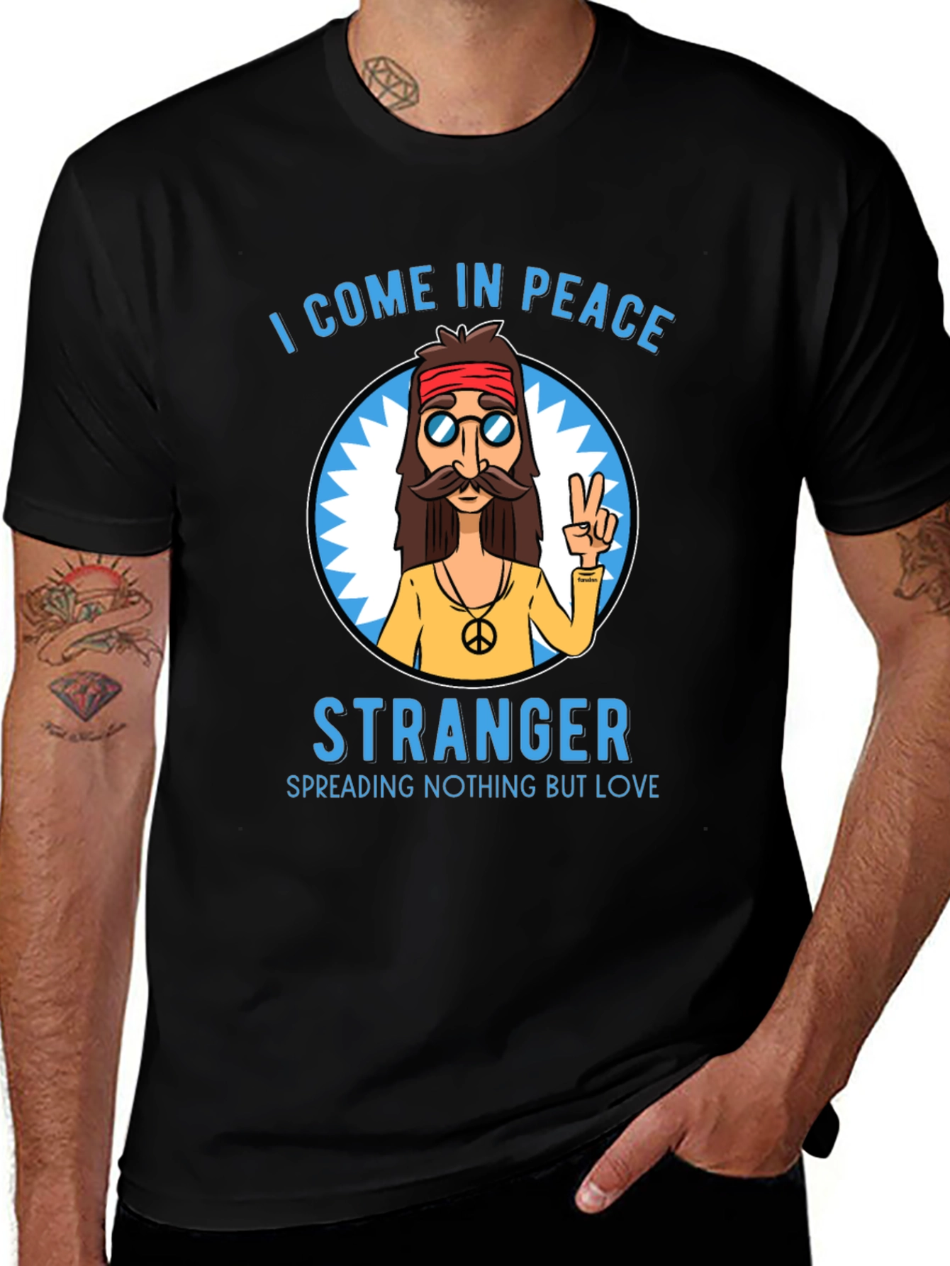 Variant 19 of Peace Stranger Graphic T-Shirt - Spreading Love
