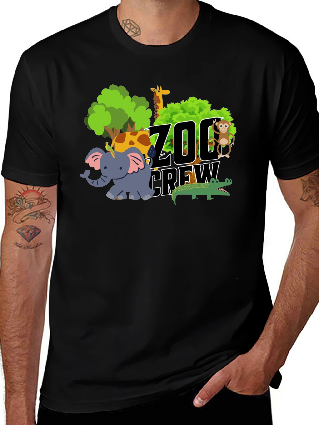 Zoo Crew T-Shirt: Fun Animal Graphic Tee