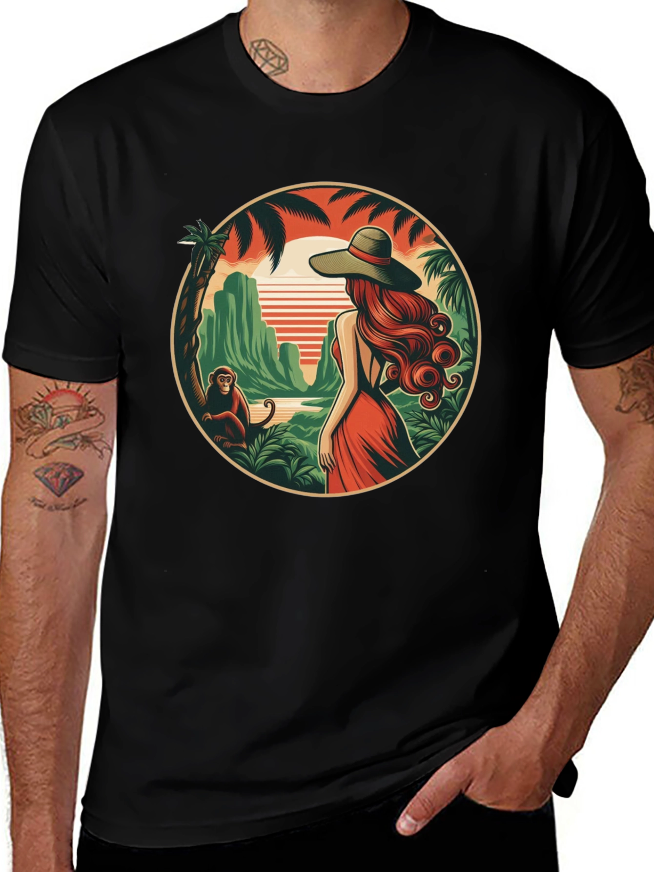 Tropical Getaway Graphic Tee - Island Style