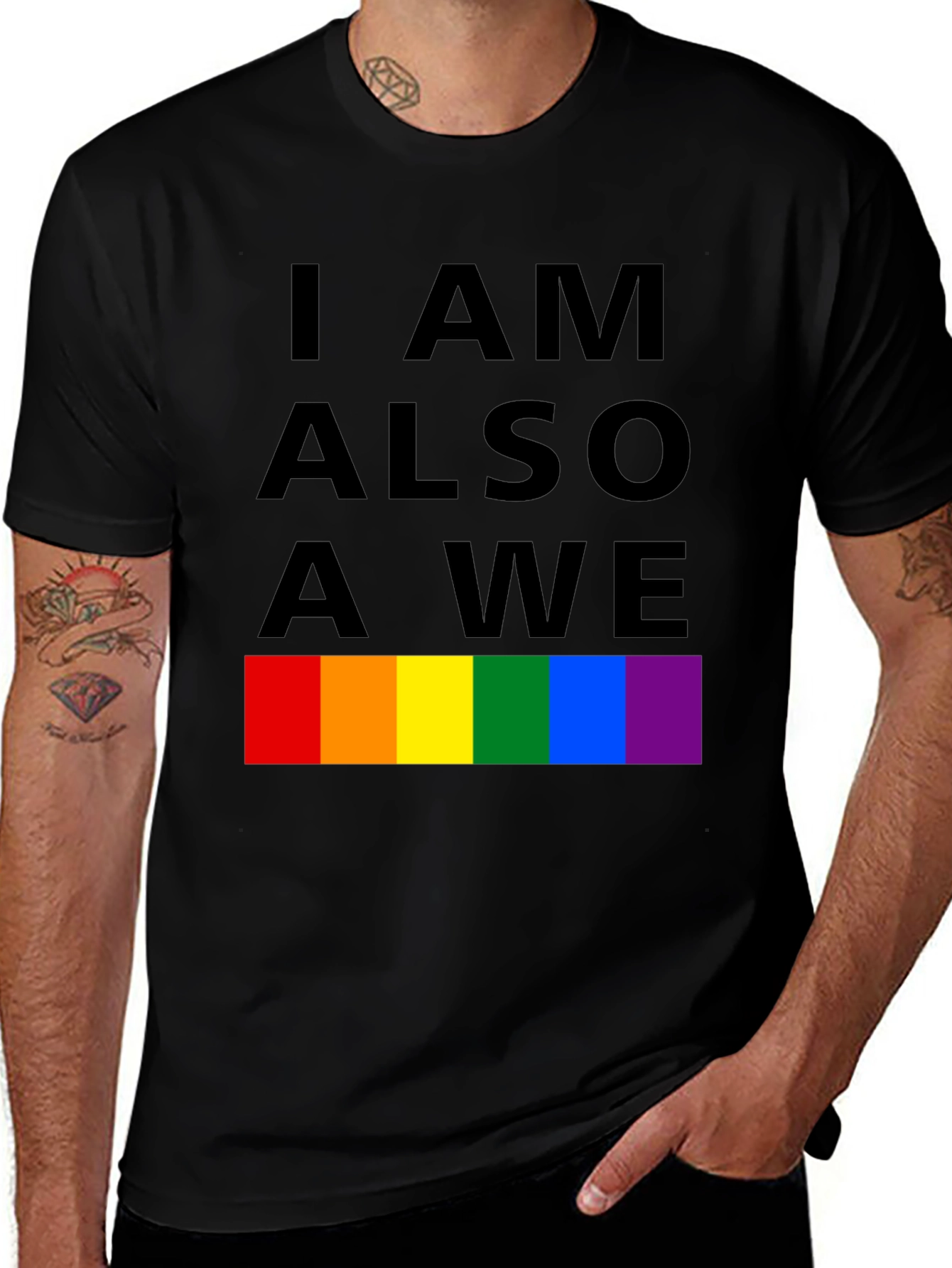 Variant 21 of I Am Also A We Pride T-Shirt