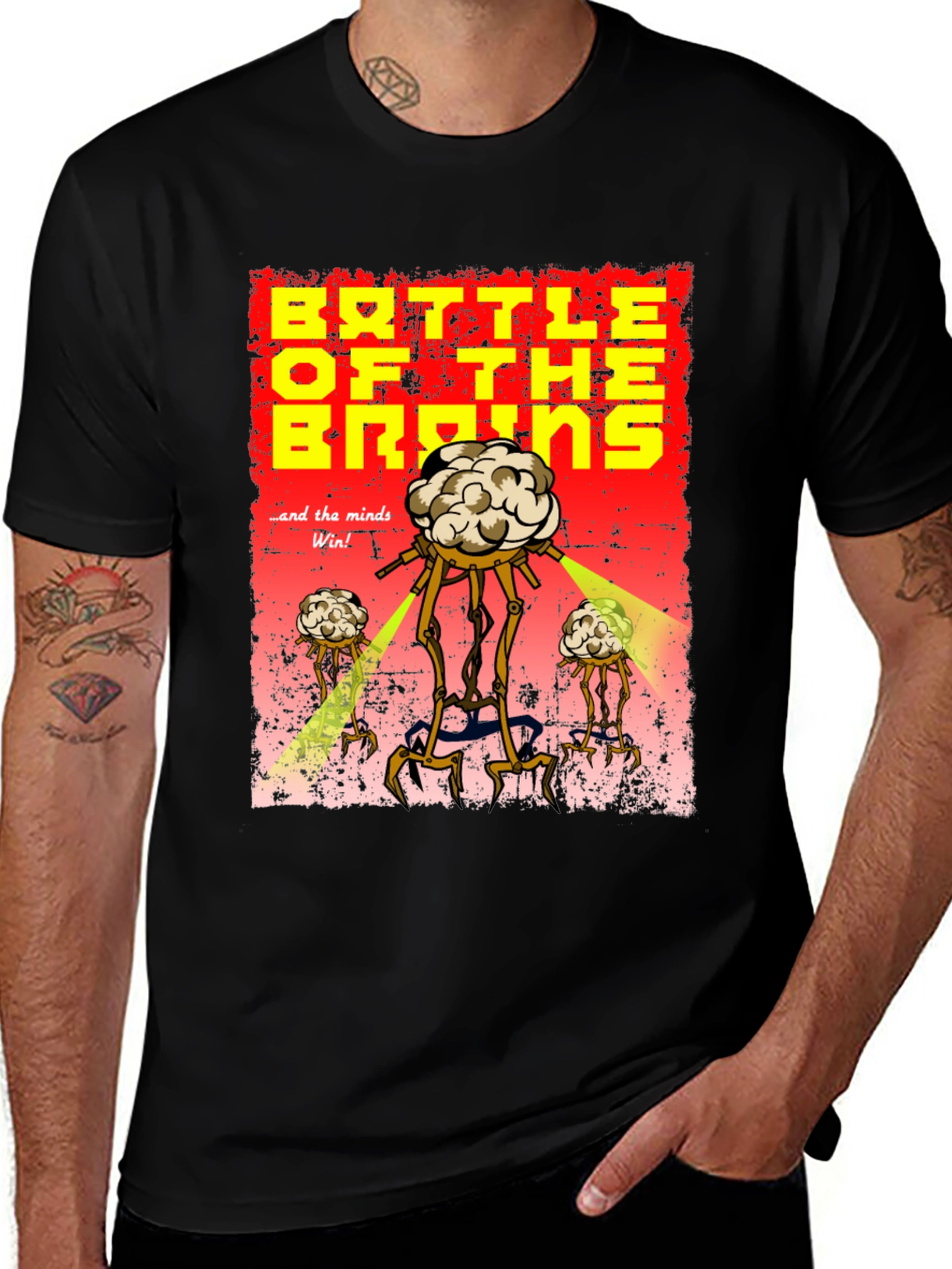 Variant 25 of Battle of the Brains Graphic T-Shirt