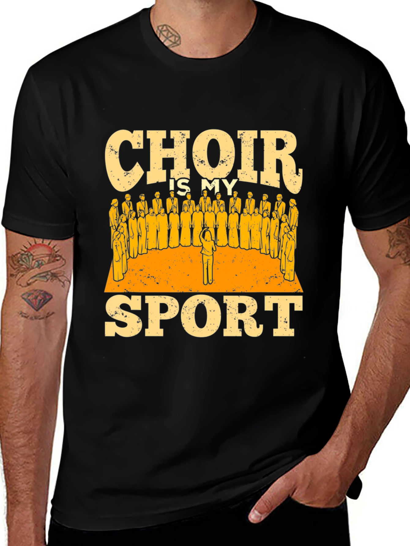 Variant 30 of Choir is My Sport T-Shirt - Musical Humor Tee