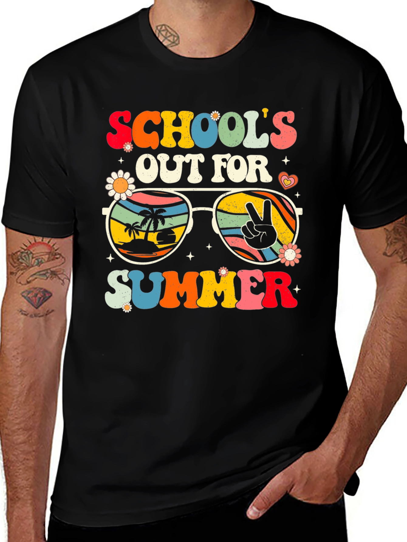 Variant 20 of Retro School's Out For Summer Graphic Tee