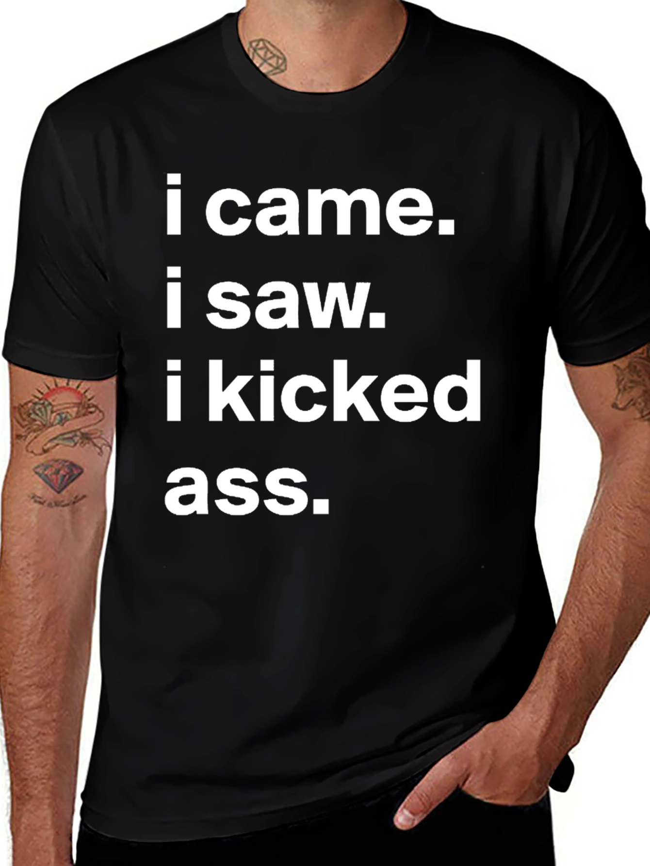 Variant 8 of I Came I Saw T-Shirt - Funny Novelty Tee