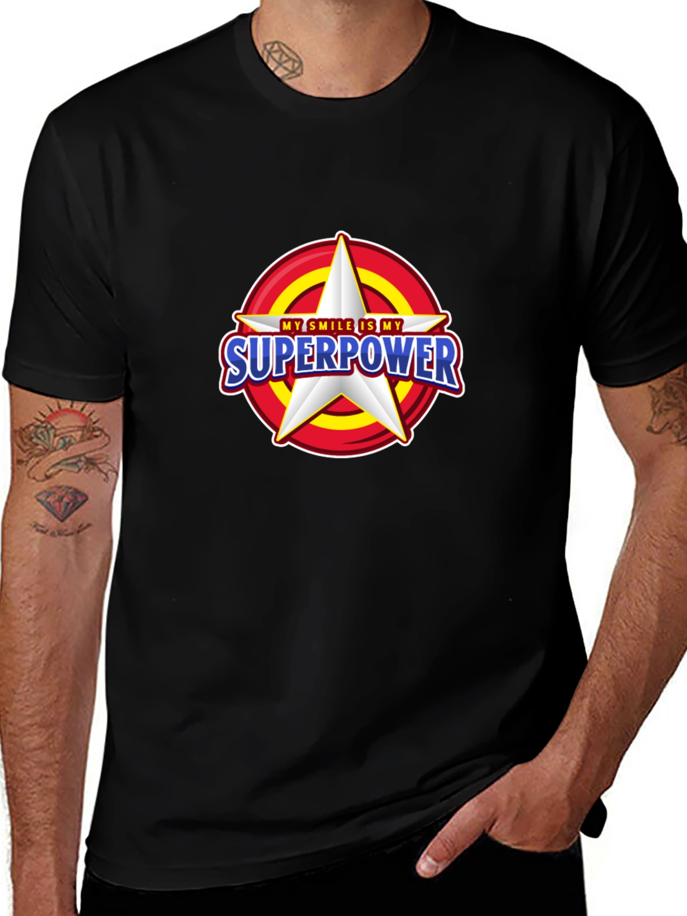 Variant 6 of My Smile is My Superpower Graphic T-Shirt