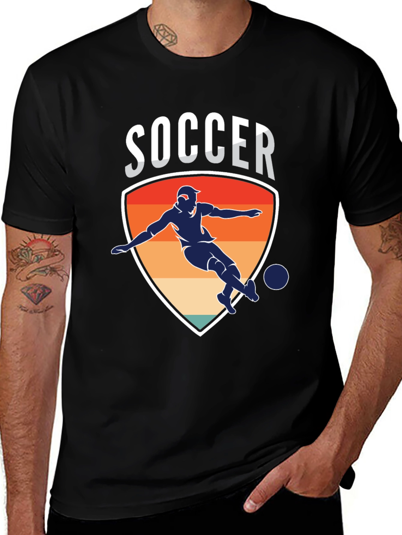 Variant 16 of Soccer Graphic Tee