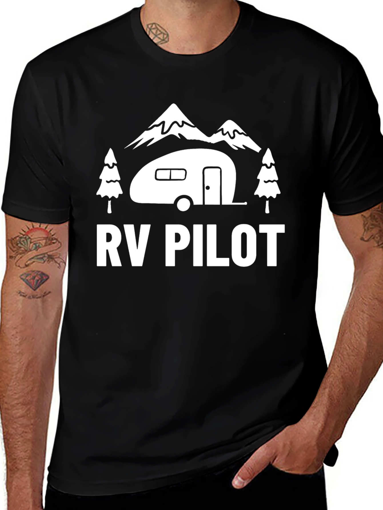 RV Pilot Graphic Tee - Camping Adventure Shirt