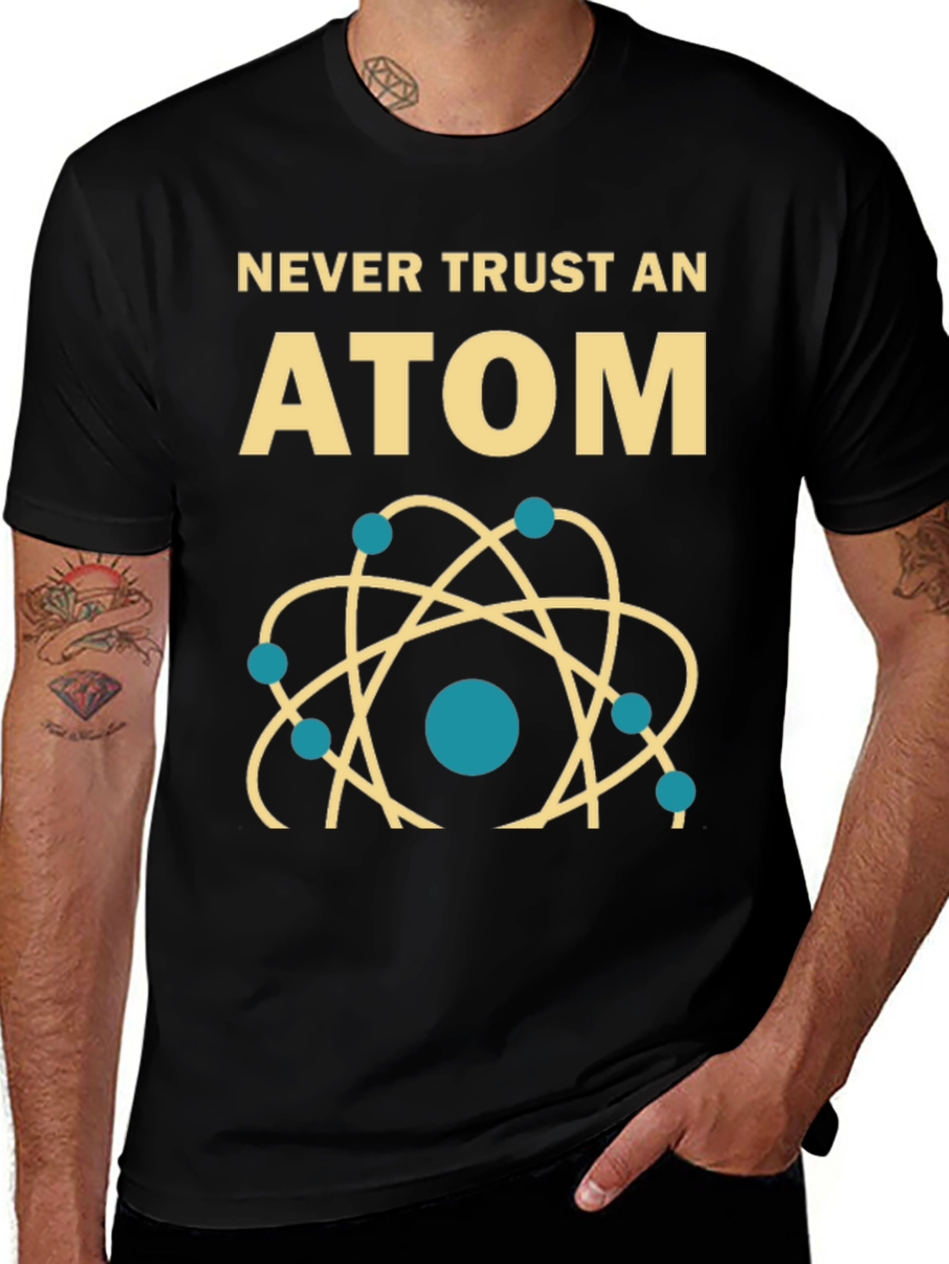 Variant 24 of Never Trust an Atom Graphic Tee
