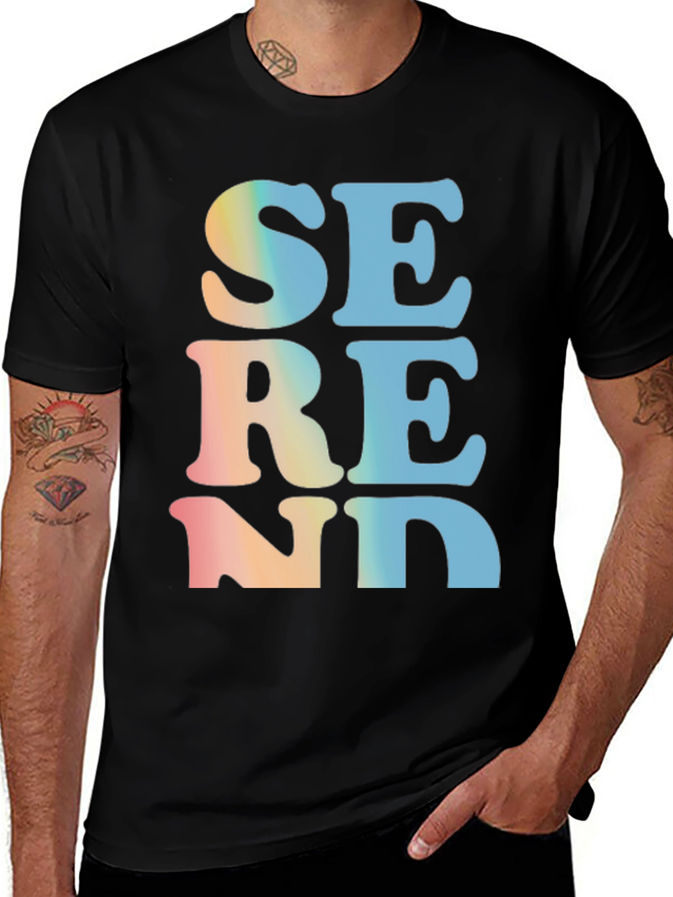 Variant 23 of Serend Colorful Graphic Tee
