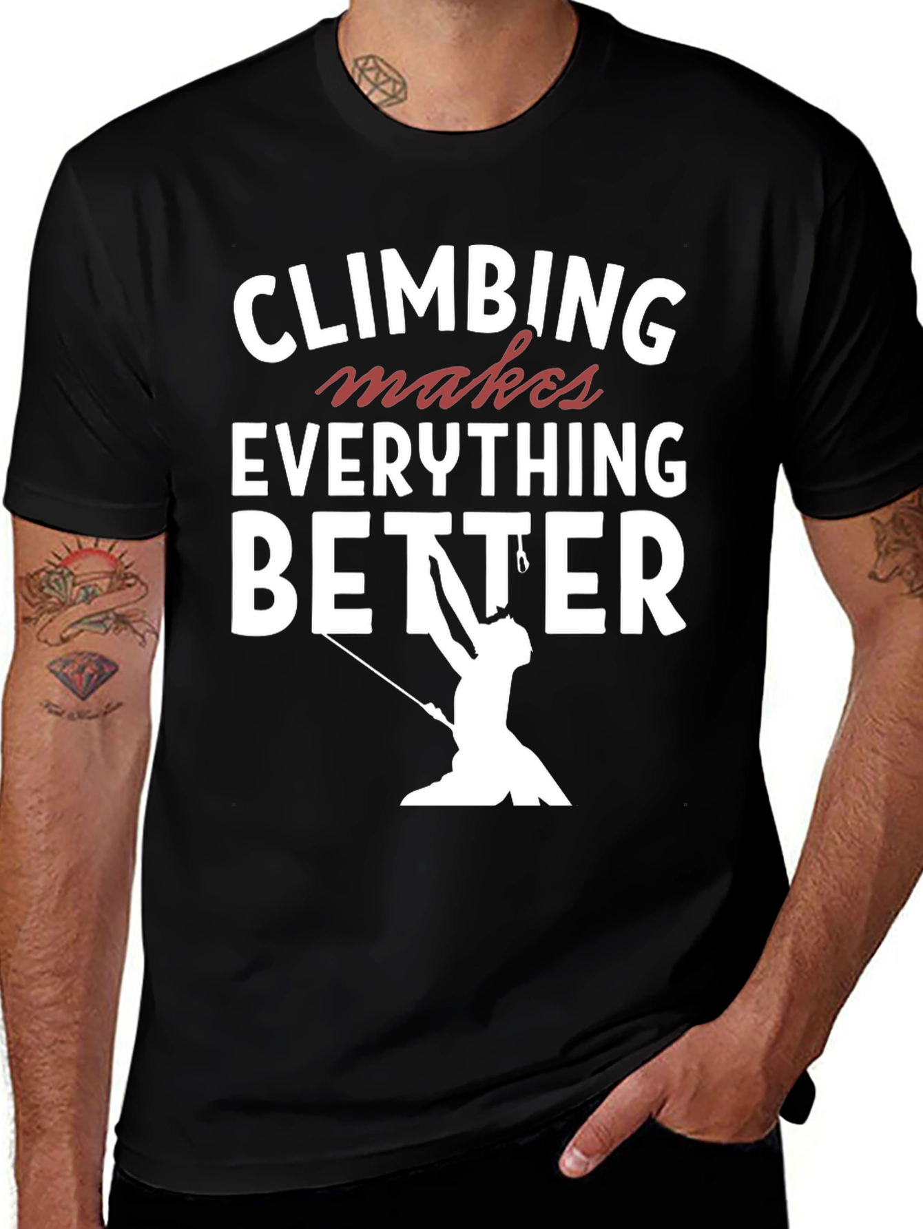 Variant 29 of Climbing Makes Everything Better T-Shirt