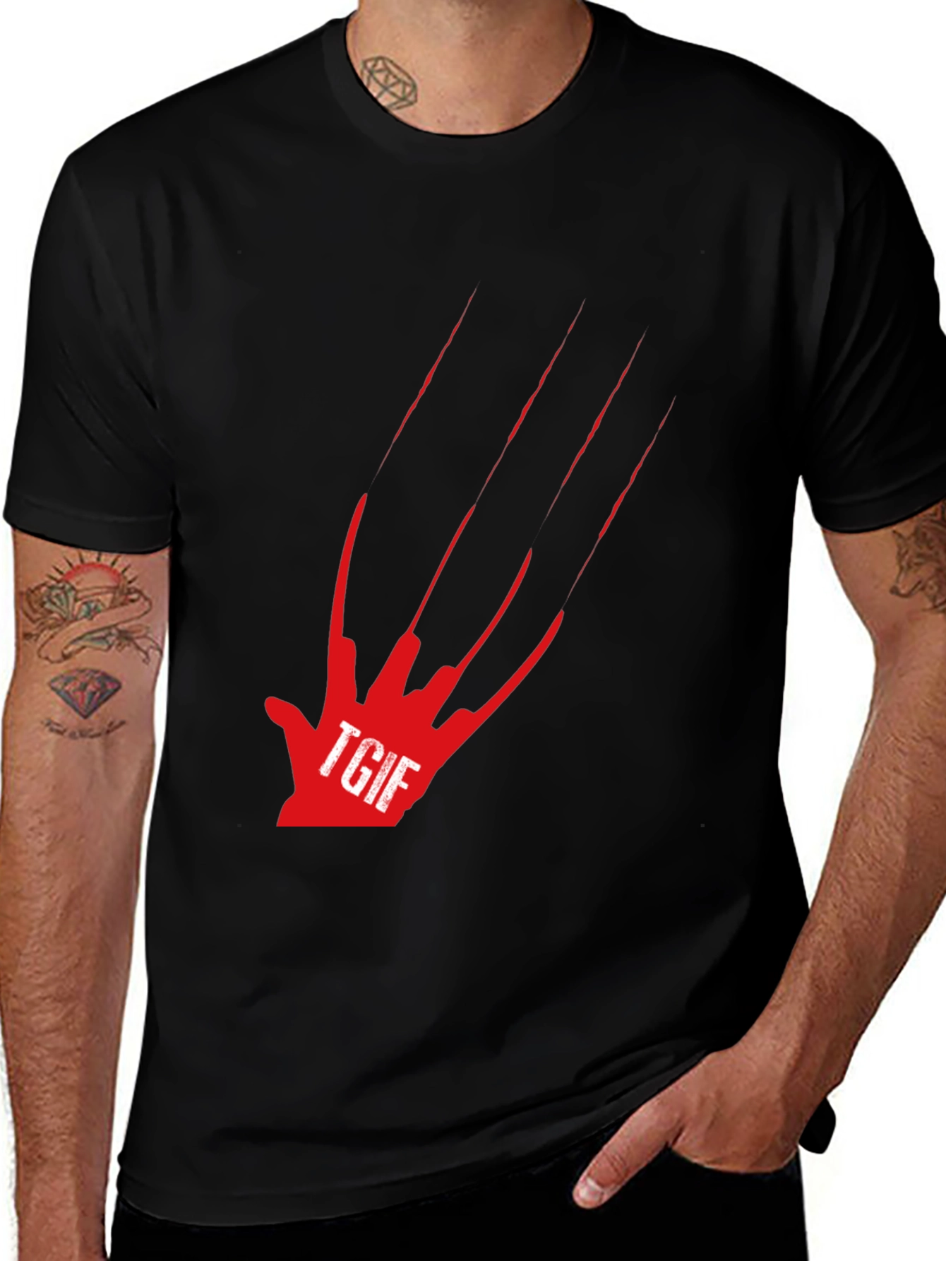 Variant 29 of TGIF Horror Hand T-Shirt - Black Friday Style