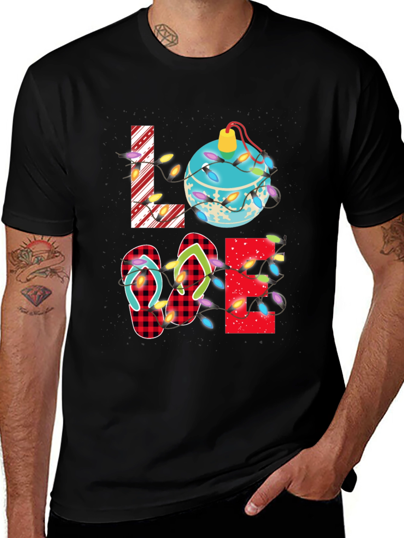Love Beach Christmas Shirt