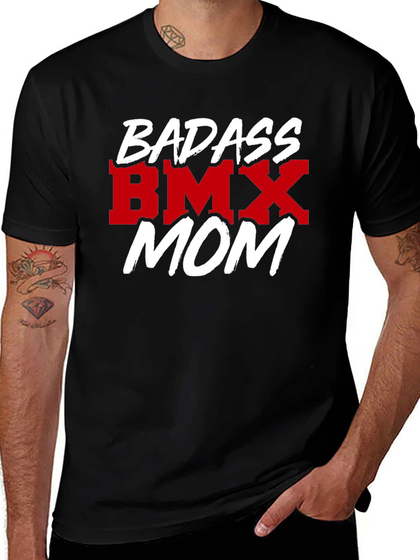 Badass BMX Mom T-Shirt - Stylish & Bold