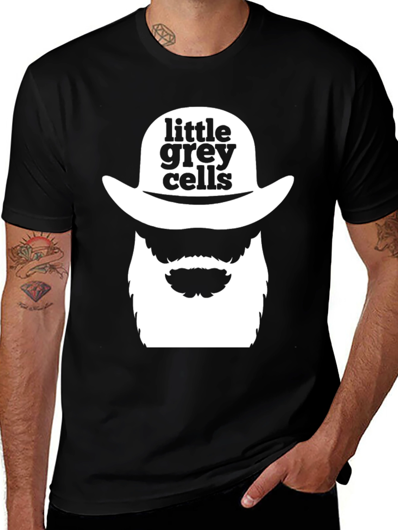 Variant 5 of Little Grey Cells Graphic T-Shirt