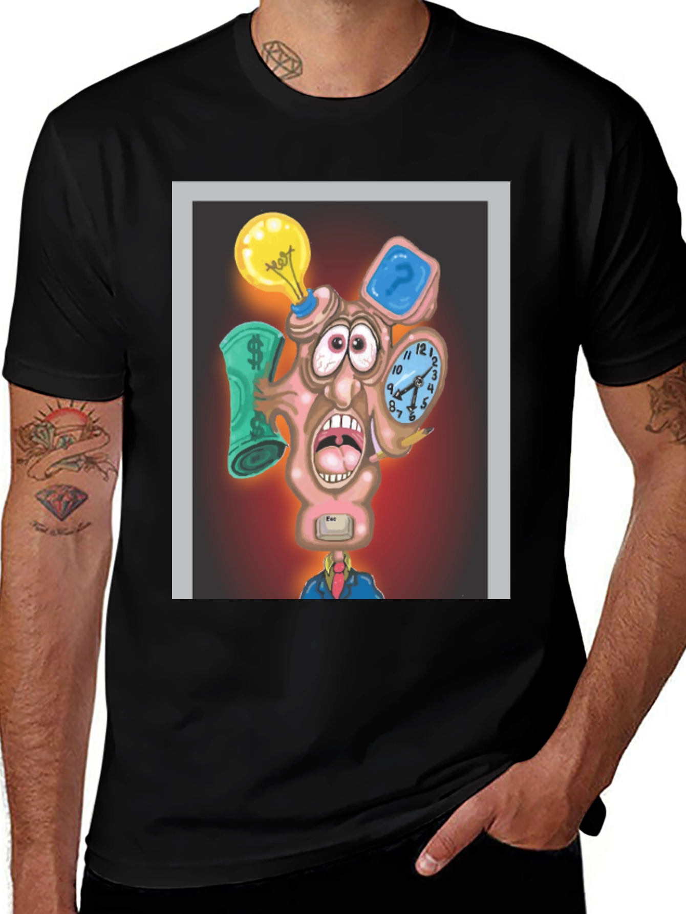 Variant 24 of Mind Overload Graphic Tee