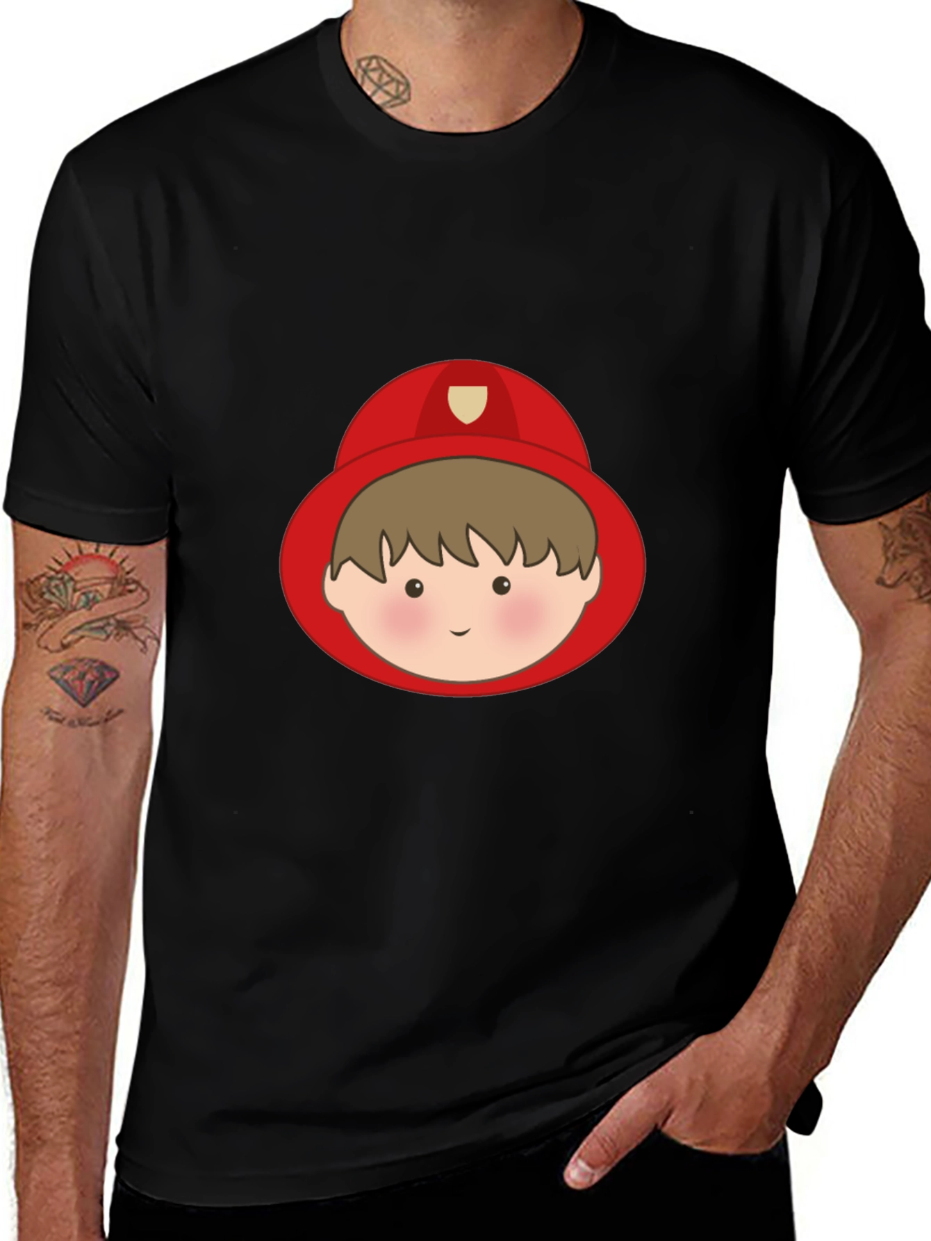 Variant 19 of Firefighter Kid's Graphic Tee