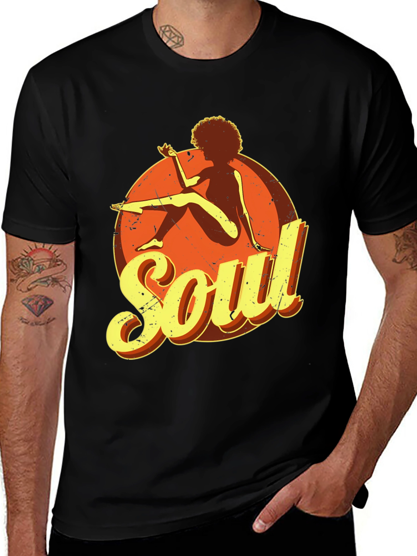Variant 19 of Soul Silhouette Graphic T-Shirt