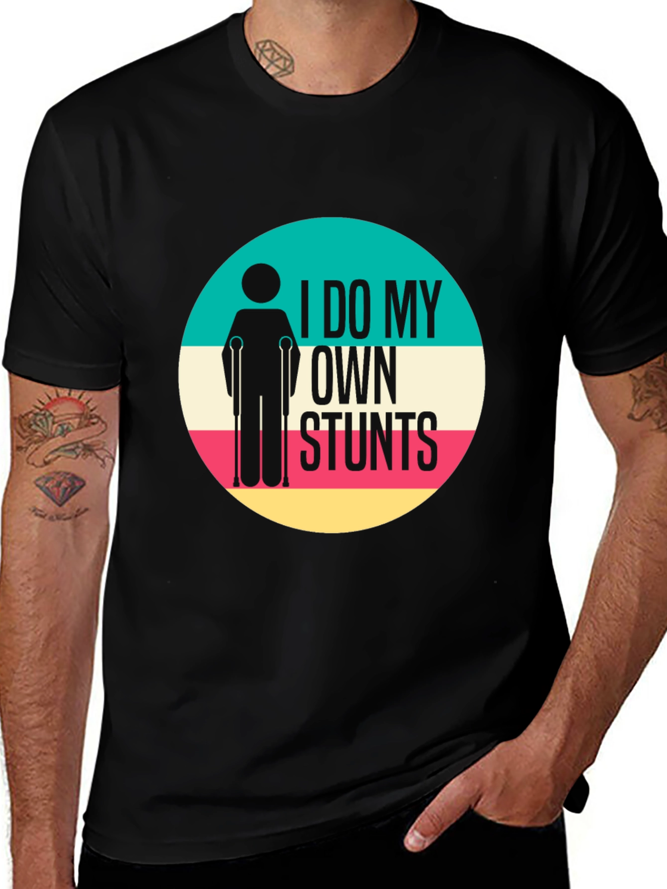 Variant 21 of I Do My Own Stunts T-Shirt