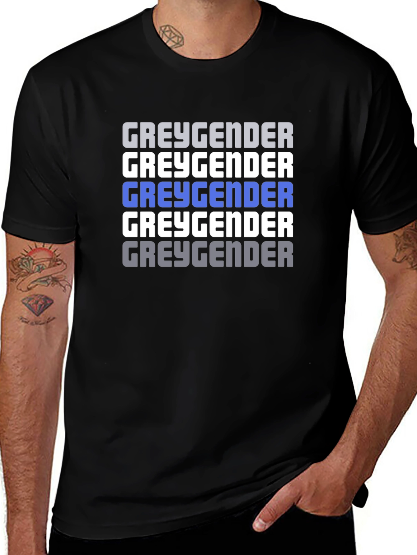 Greygender T-Shirt LGBT Pride