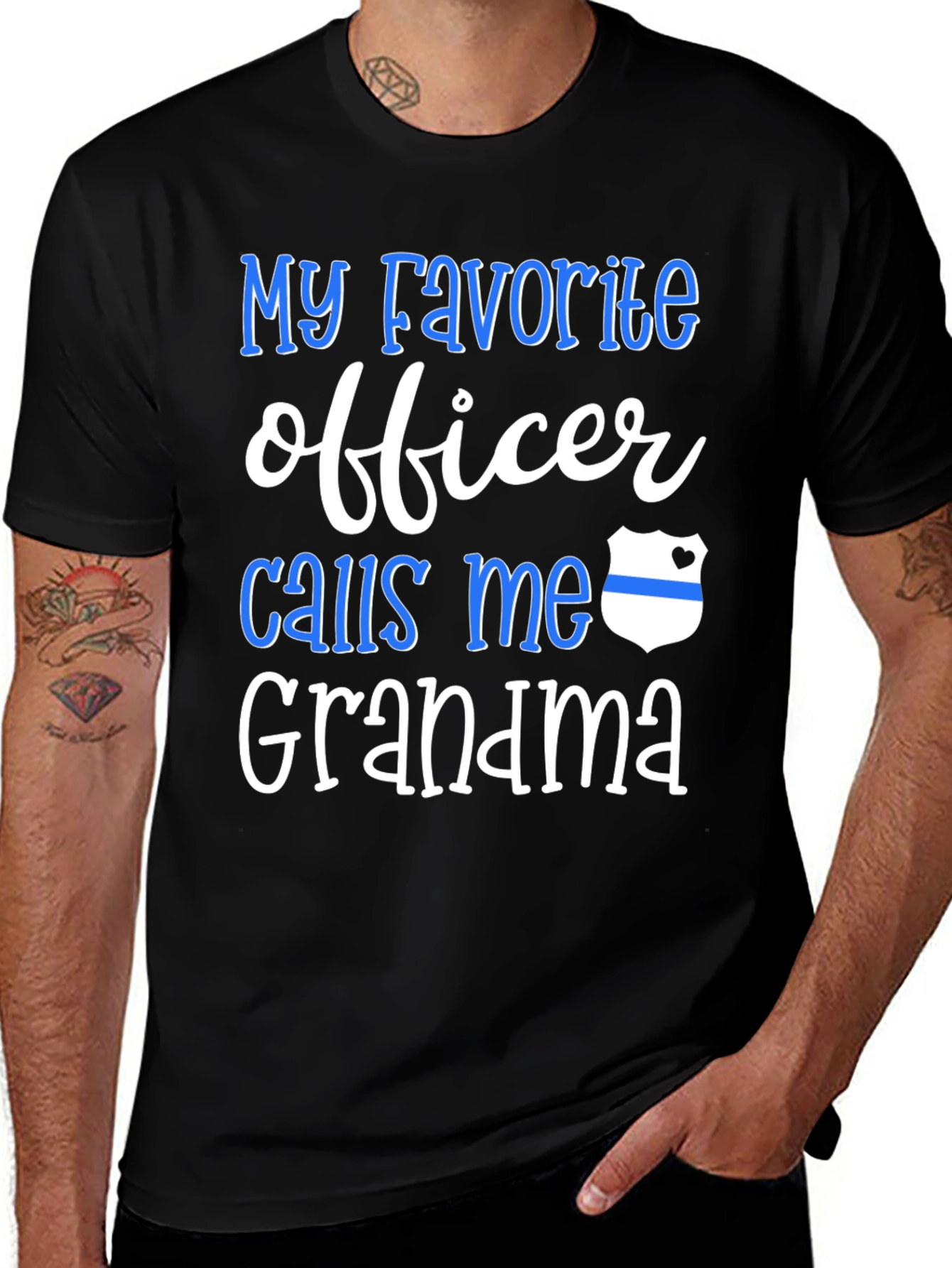 My Favorite Officer Calls Me Grandma T-Shirt