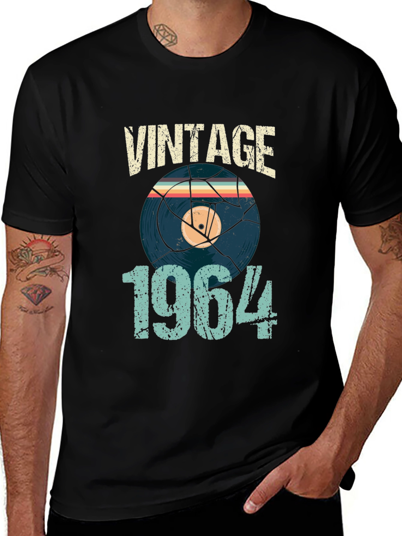 Variant 15 of Vintage 1964 Record T-Shirt - Retro Style