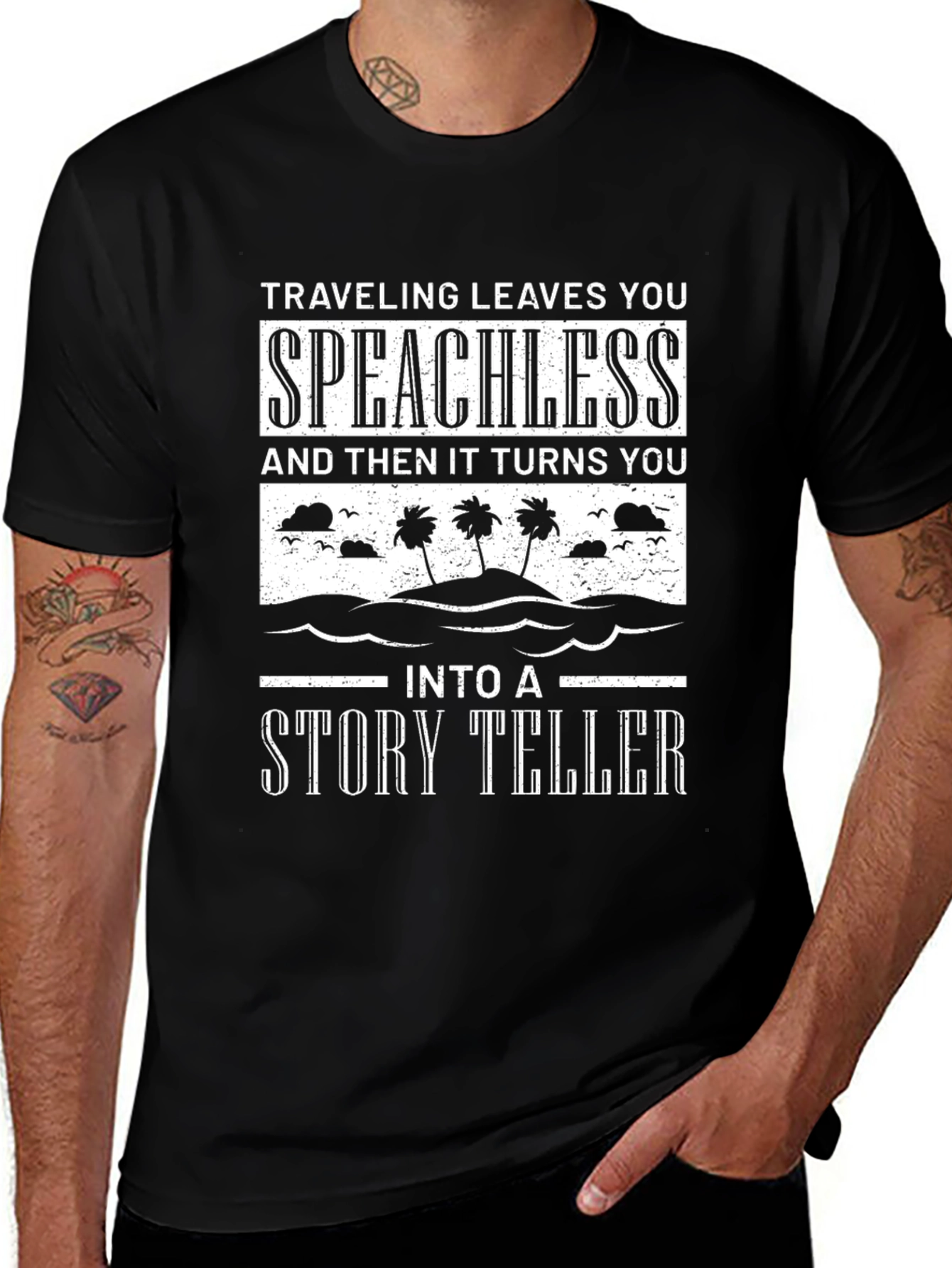 Variant 7 of Travel Storyteller Graphic Tee