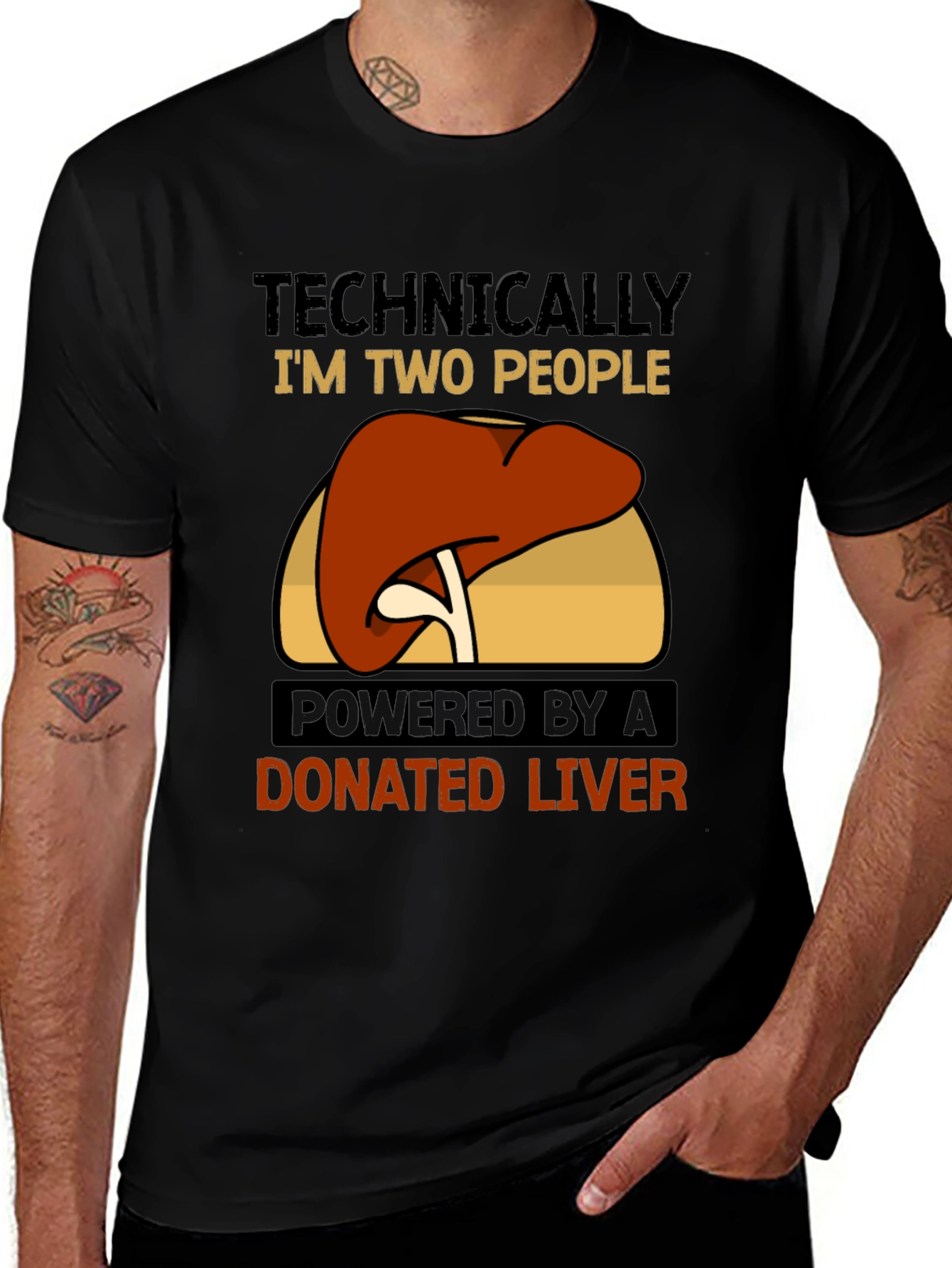 Variant 14 of Two People One Donated Liver T-Shirt