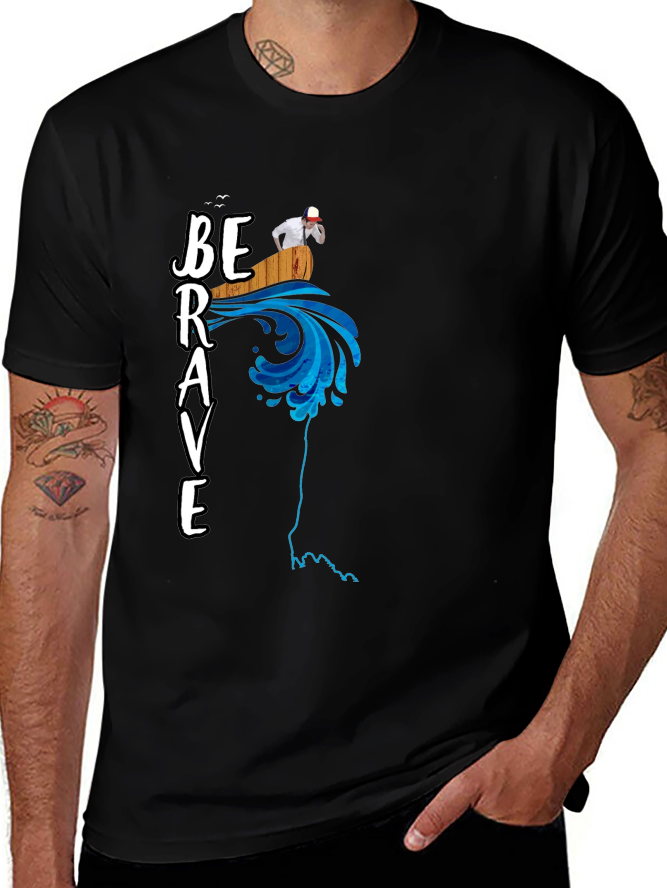 Variant 27 of Be Brave Graphic T-Shirt
