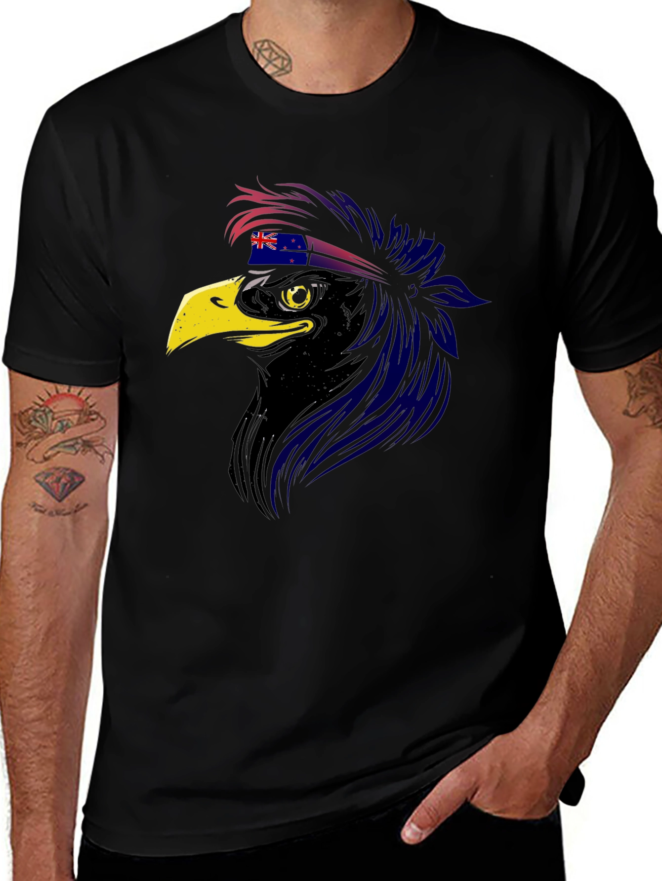 Variant 22 of Eagle Flag Graphic T-Shirt