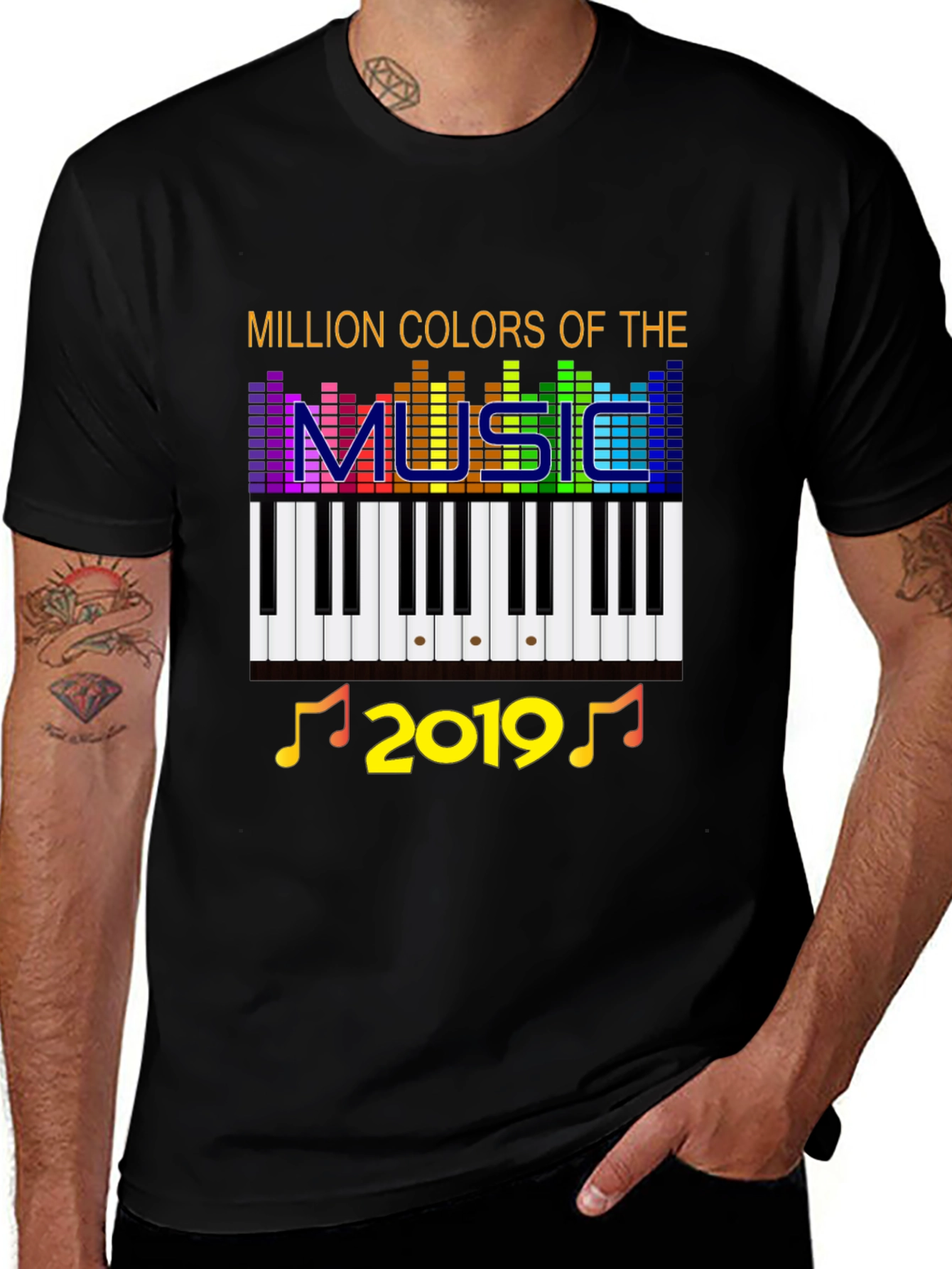 Variant 8 of Music Colors 2019 Graphic Tee
