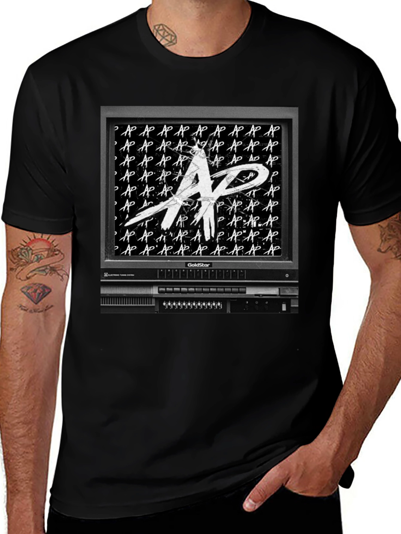 Variant 13 of Vintage AP TV Graphic T-Shirt