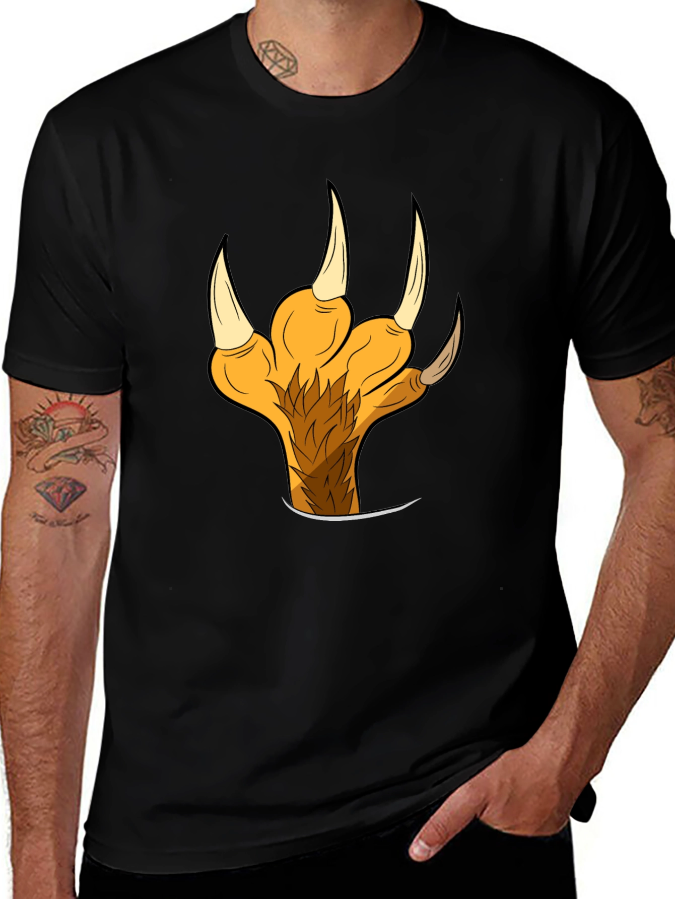 Variant 8 of Monster Claw Graphic T-Shirt
