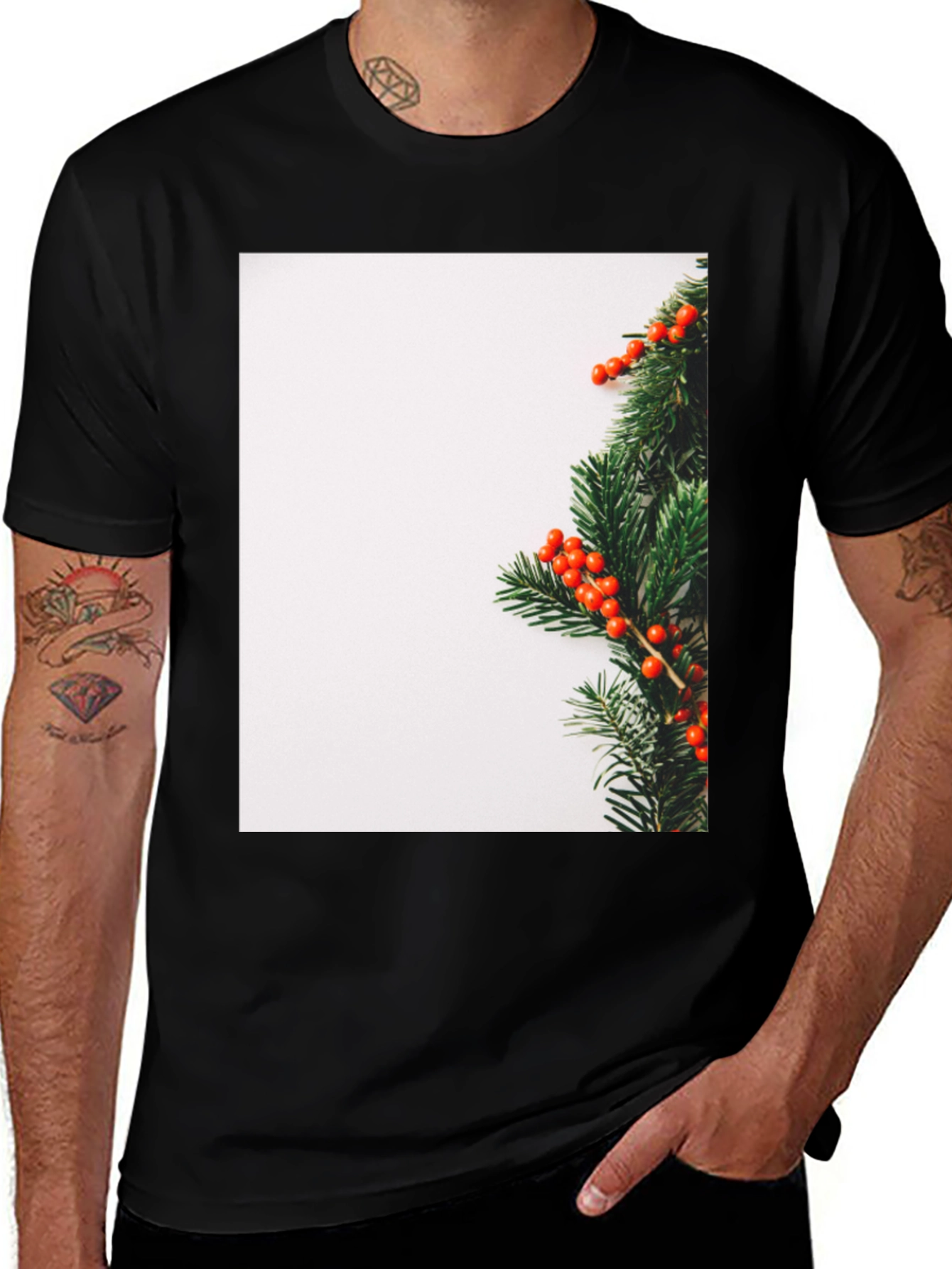 Variant 26 of Festive Holiday Berry T-Shirt