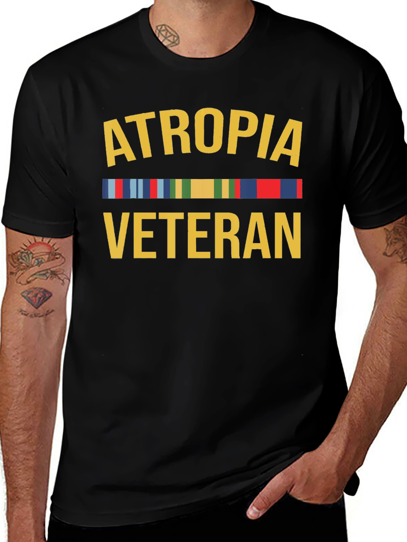 Variant 3 of Atropia Veteran Graphic T-Shirt - Patriotic Pride