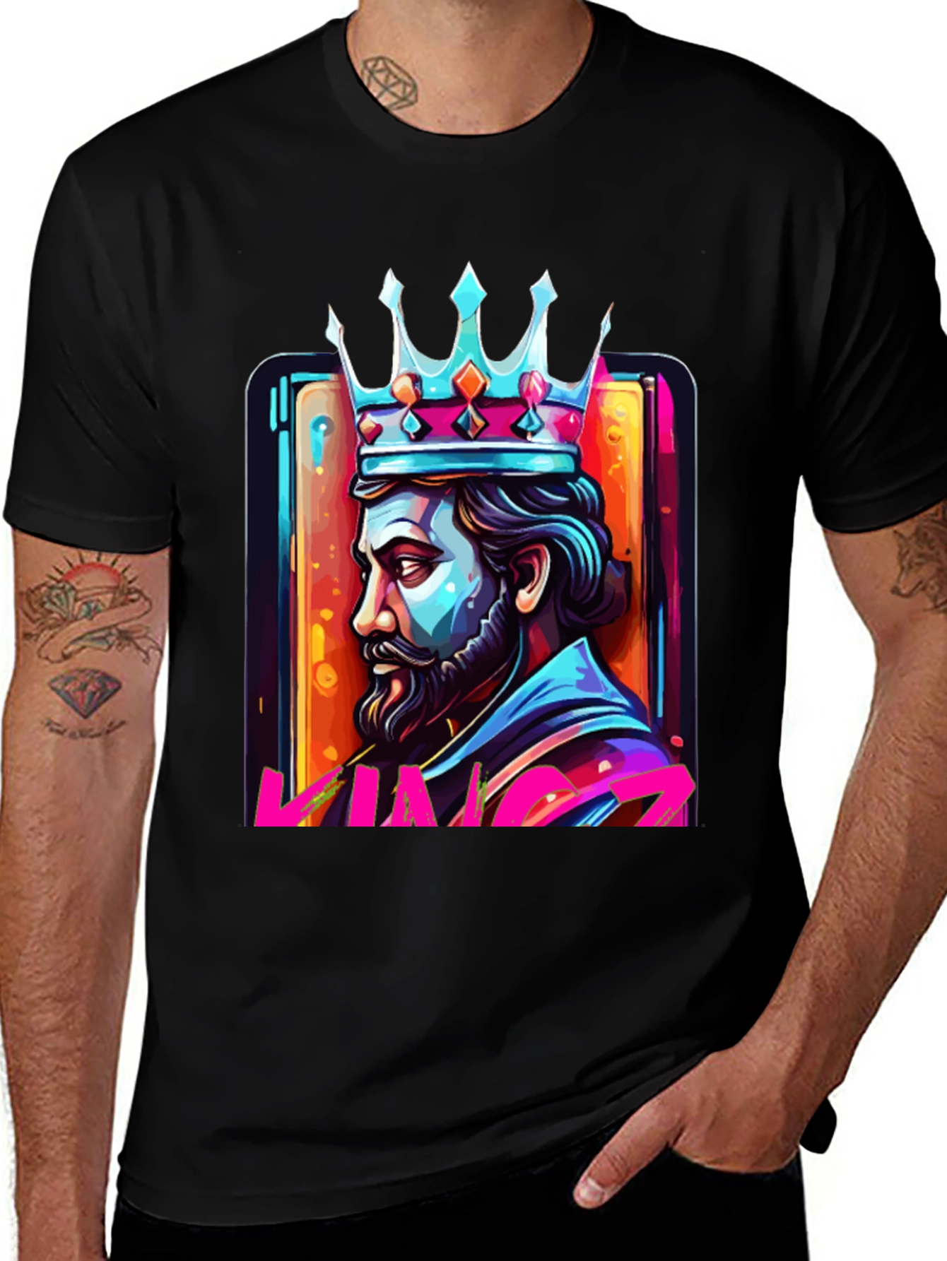 Variant 22 of King Graphic T-Shirt - Stylish Men's Tee