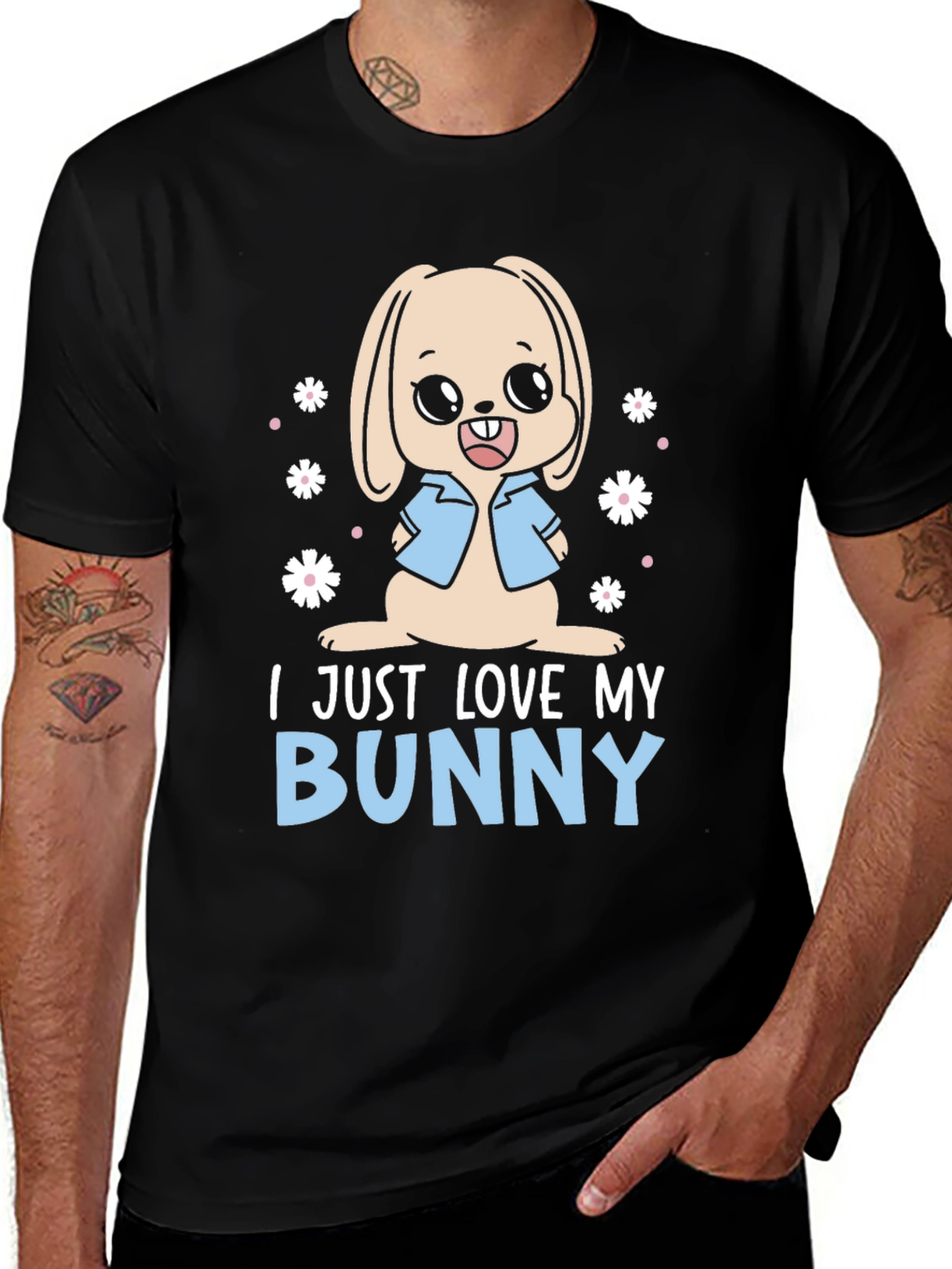 Variant 28 of I Just Love My Bunny Graphic T-Shirt