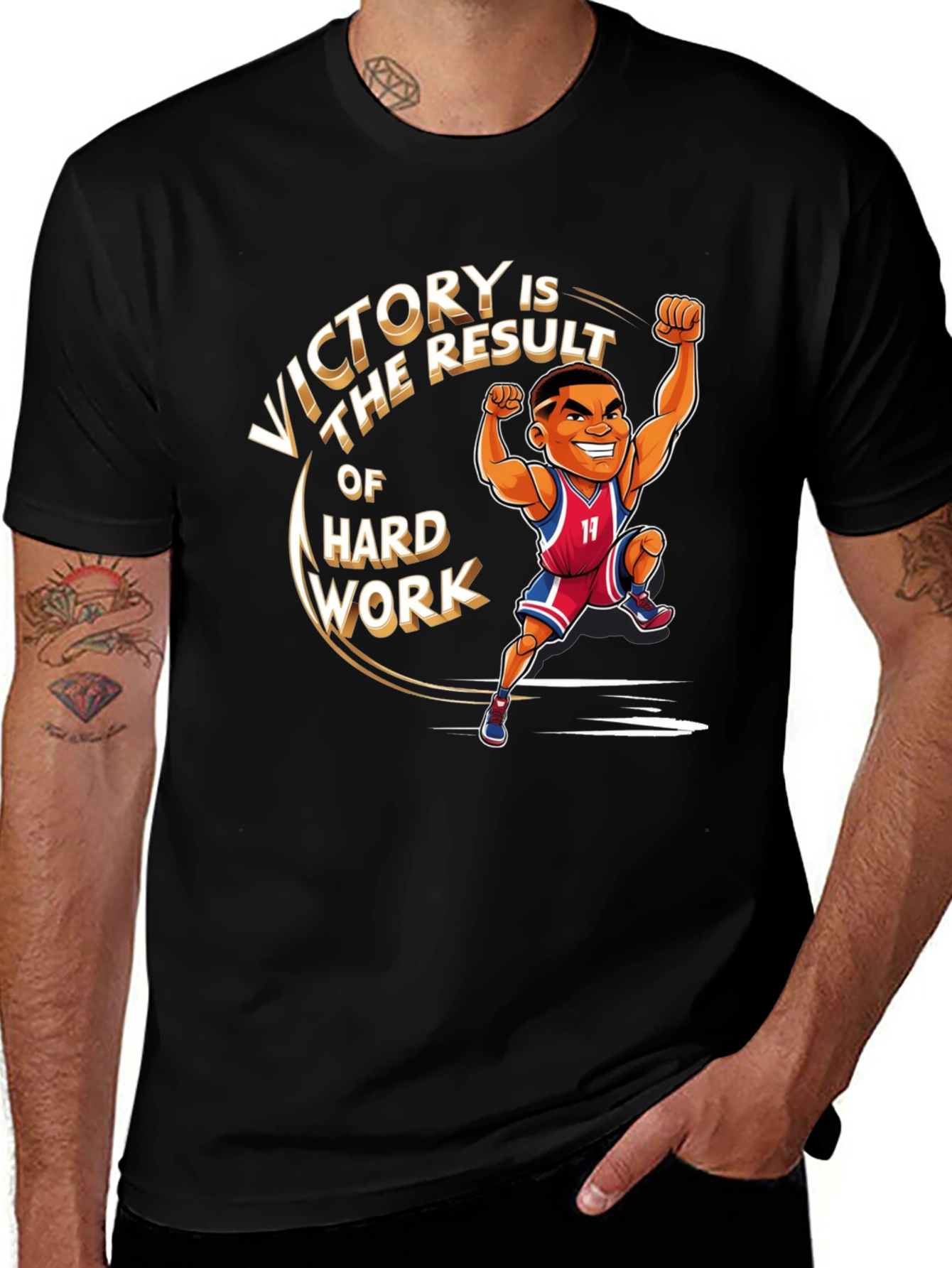 Variant 18 of Victory Hard Work T-Shirt