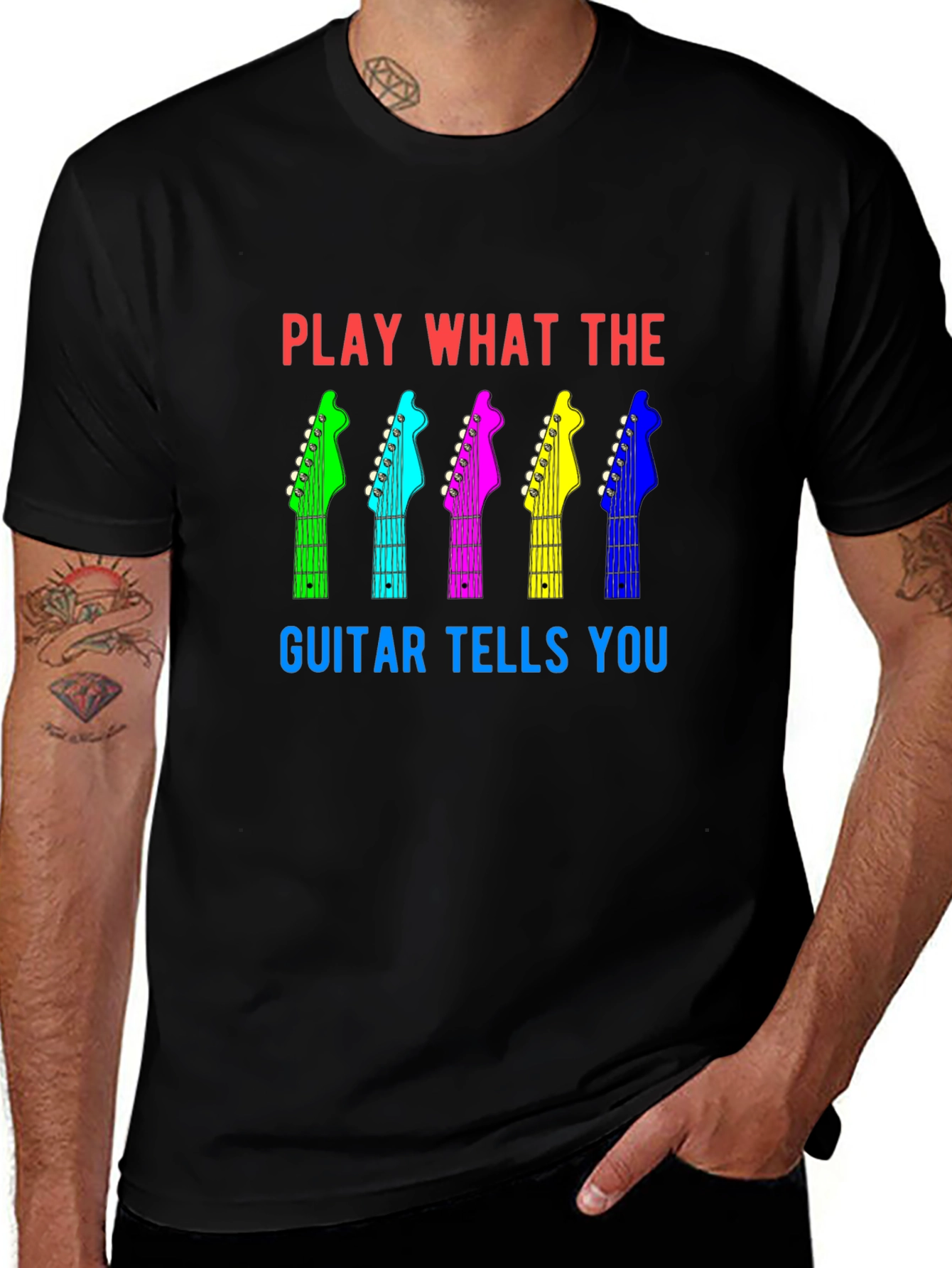 Variant 20 of Play What the Guitar Tells You T-Shirt