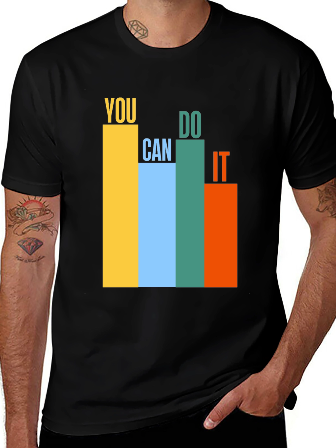 Variant 10 of Motivational You Can Do It Graphic T-Shirt