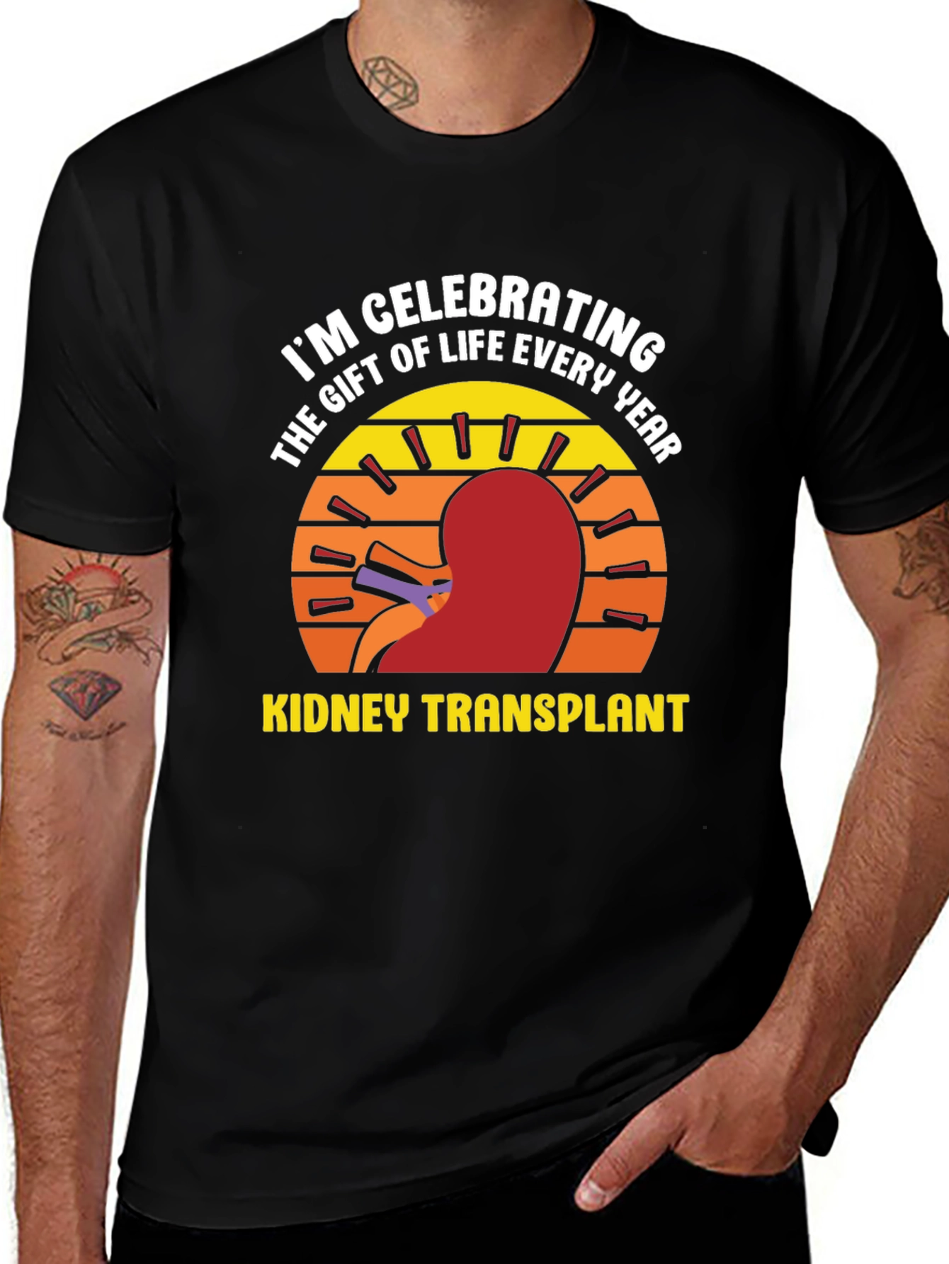 Kidney Transplant Celebration Graphic T-Shirt