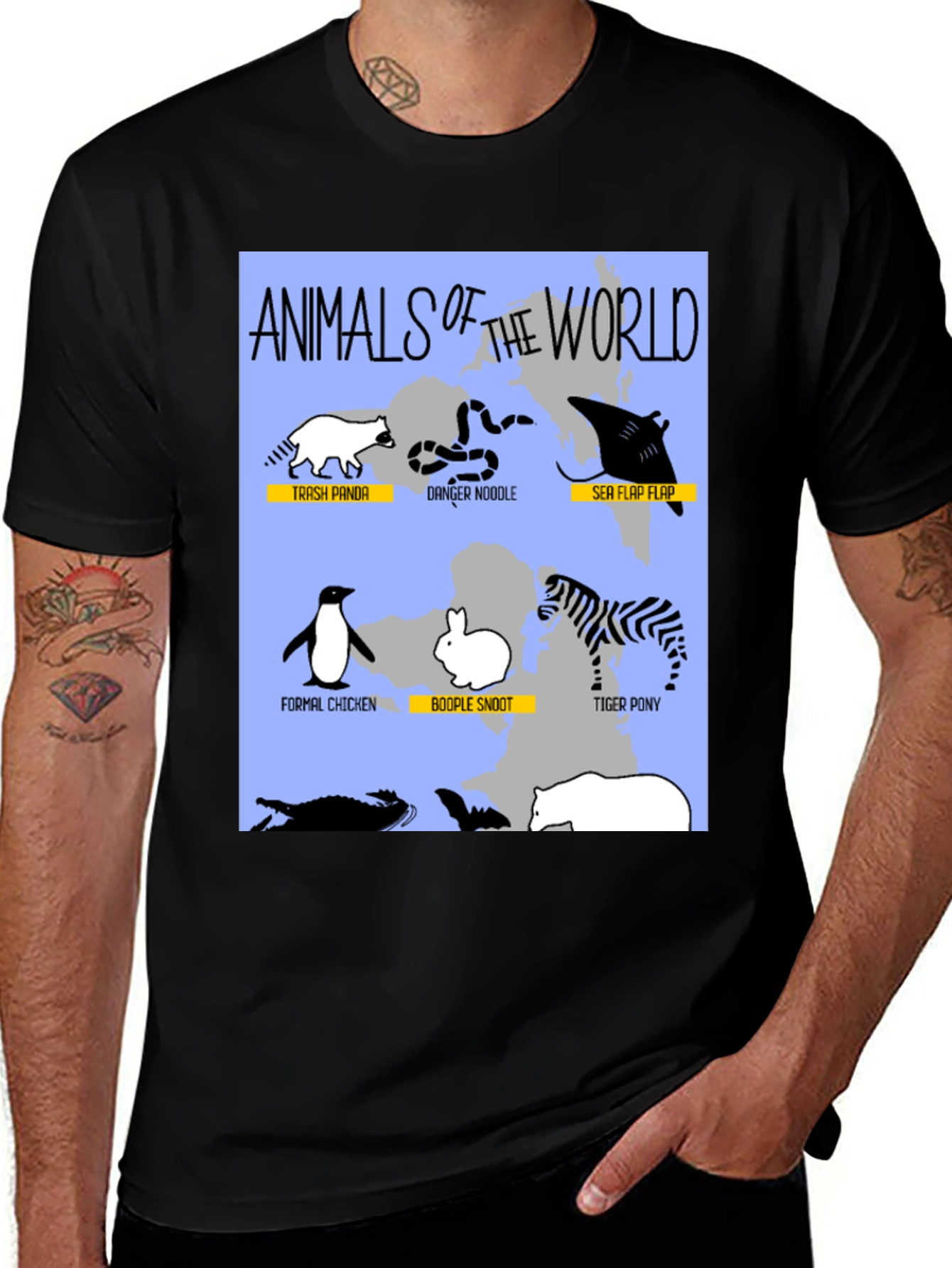 Variant 24 of Animals of the World Graphic T-Shirt