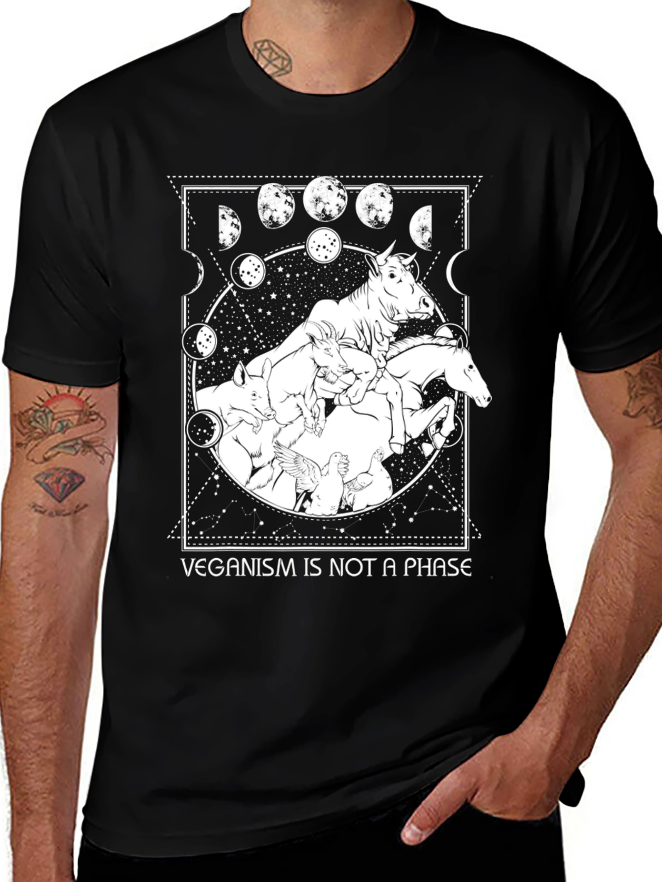 Variant 5 of Veganism Is Not A Phase Graphic Tee
