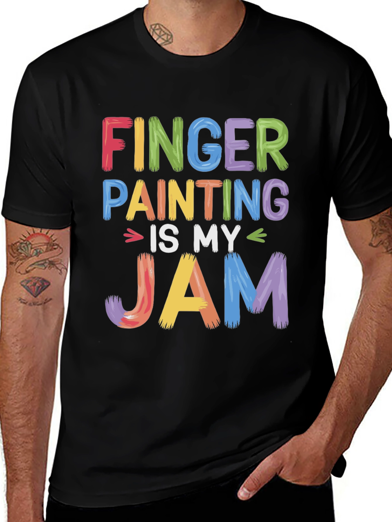 Finger Painting Is My Jam Graphic Tee