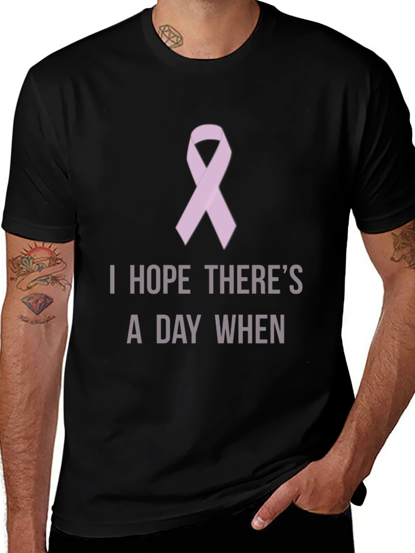Hope Ribbon Tee - Cancer Awareness T-Shirt