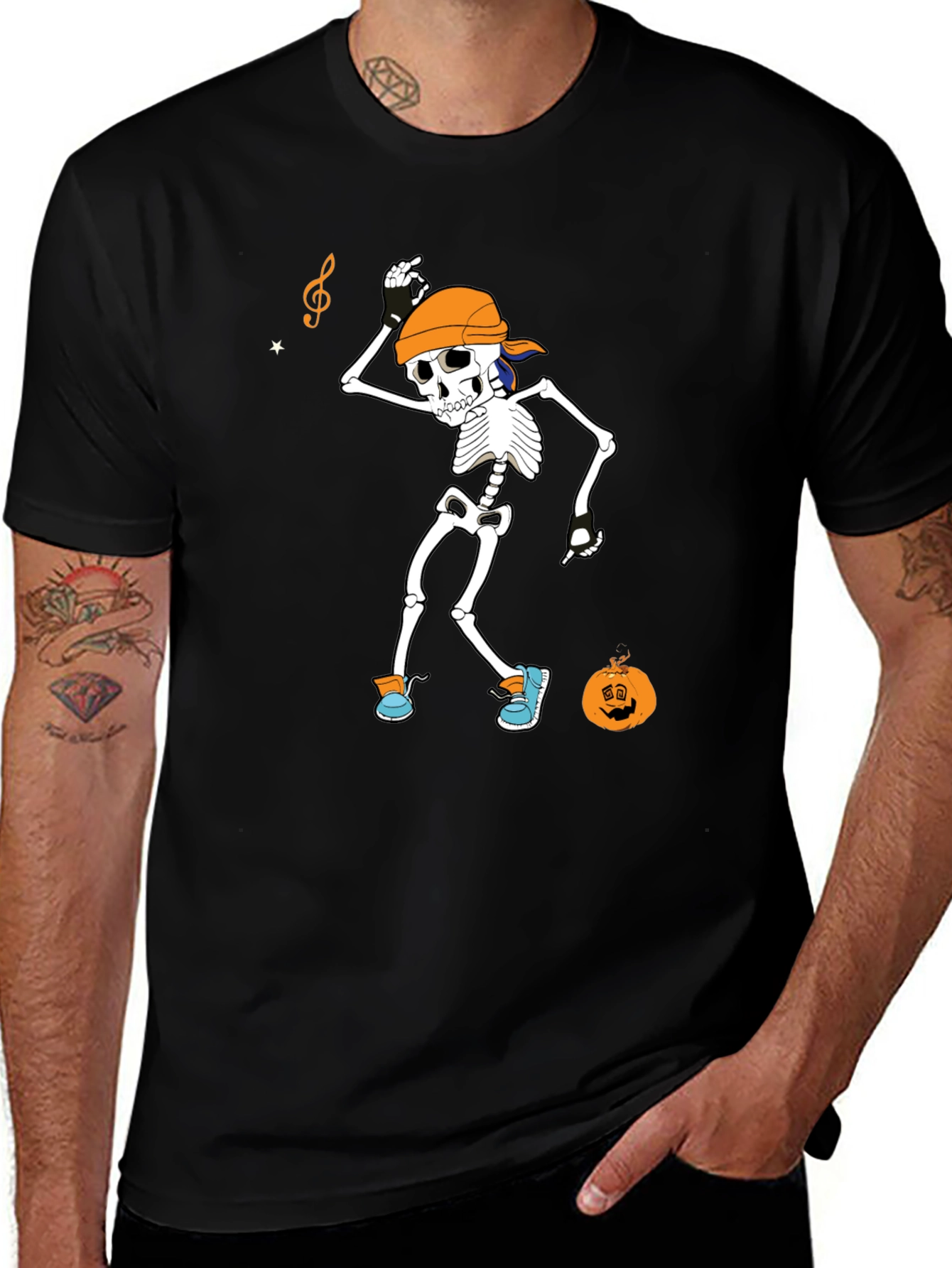 Dancing Skeleton Graphic Tee